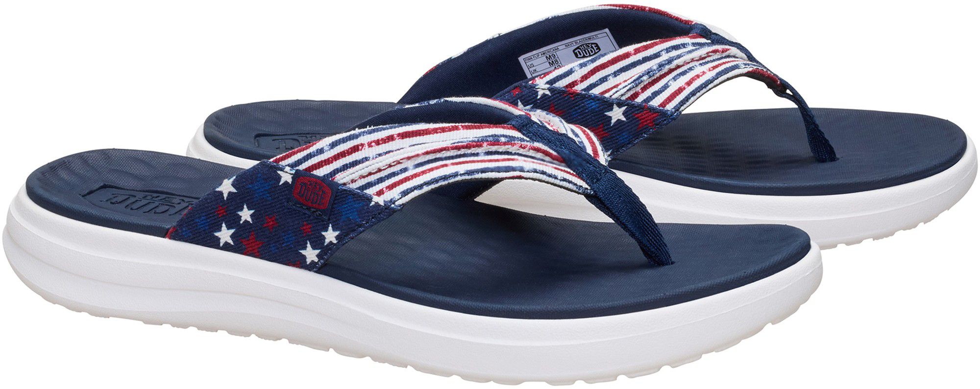 Hey Dude Men's Finn Americana Flip Flops product image