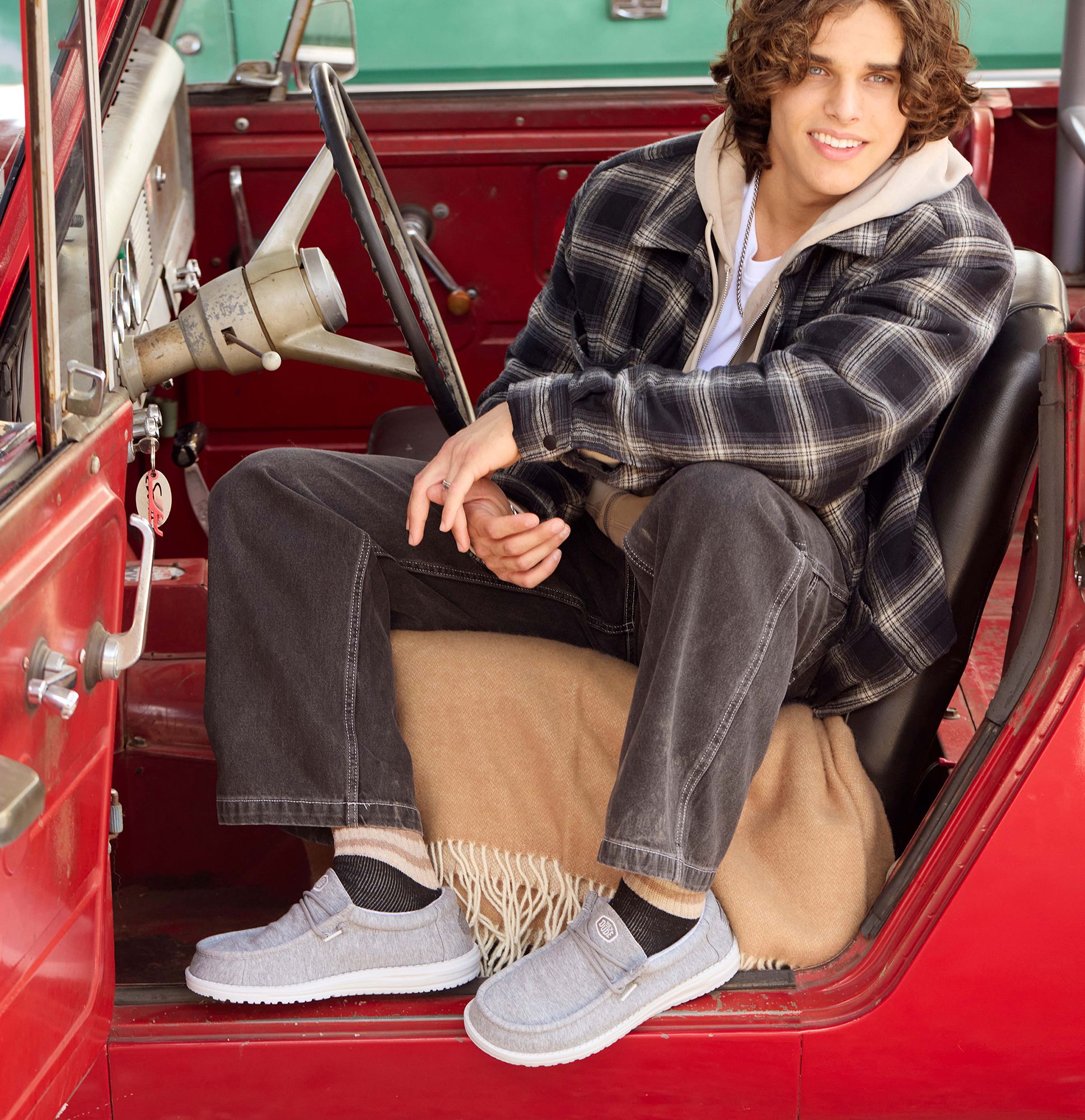 Hey Dude Men's Wally Stretch Jersey Shoes product image