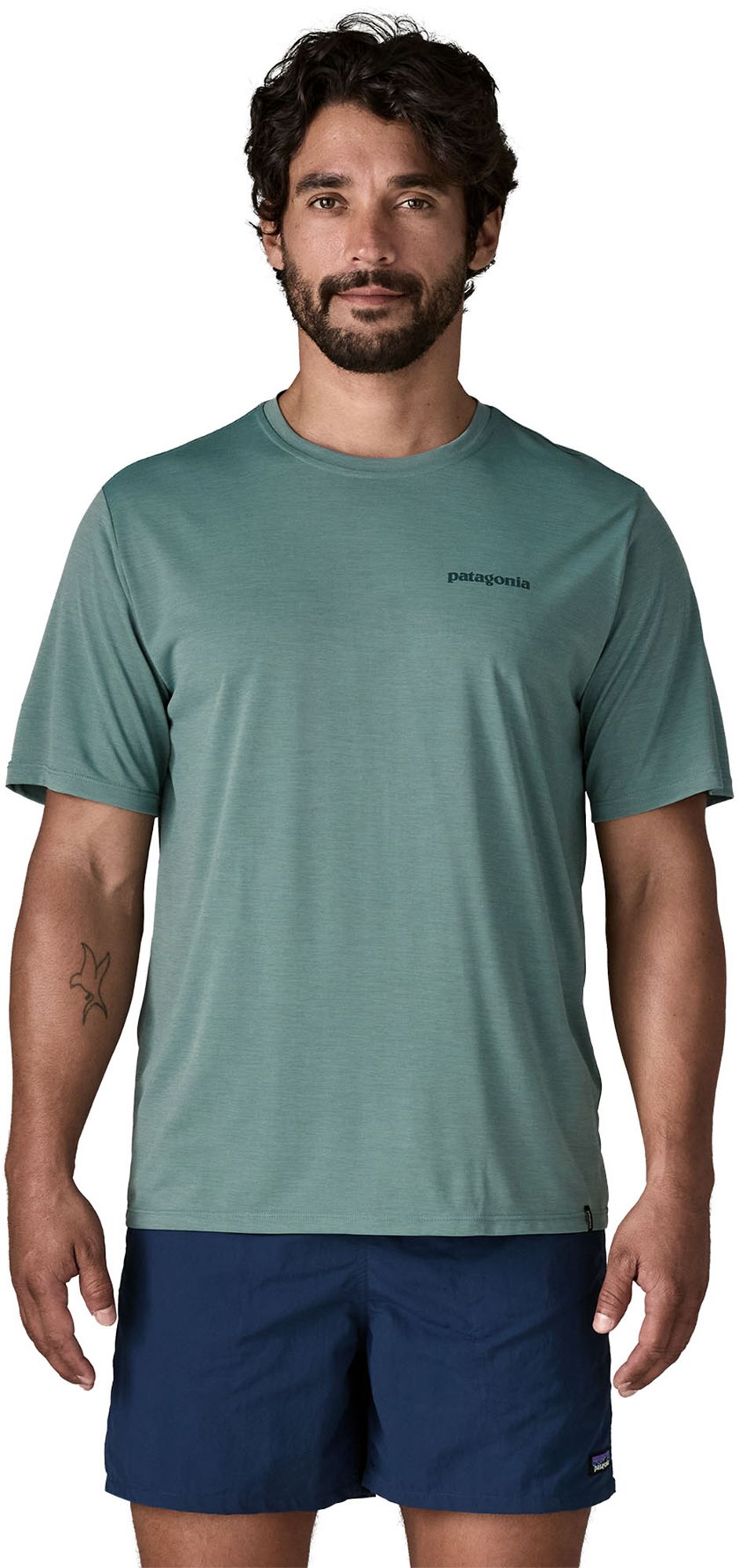 Patagonia Men's Capilene Cool Daily Short Sleeve Boardshort Logo T-shirt product image