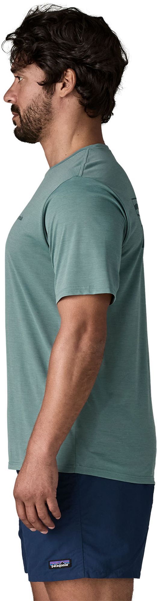 Patagonia Men's Capilene Cool Daily Short Sleeve Boardshort Logo T-shirt product image