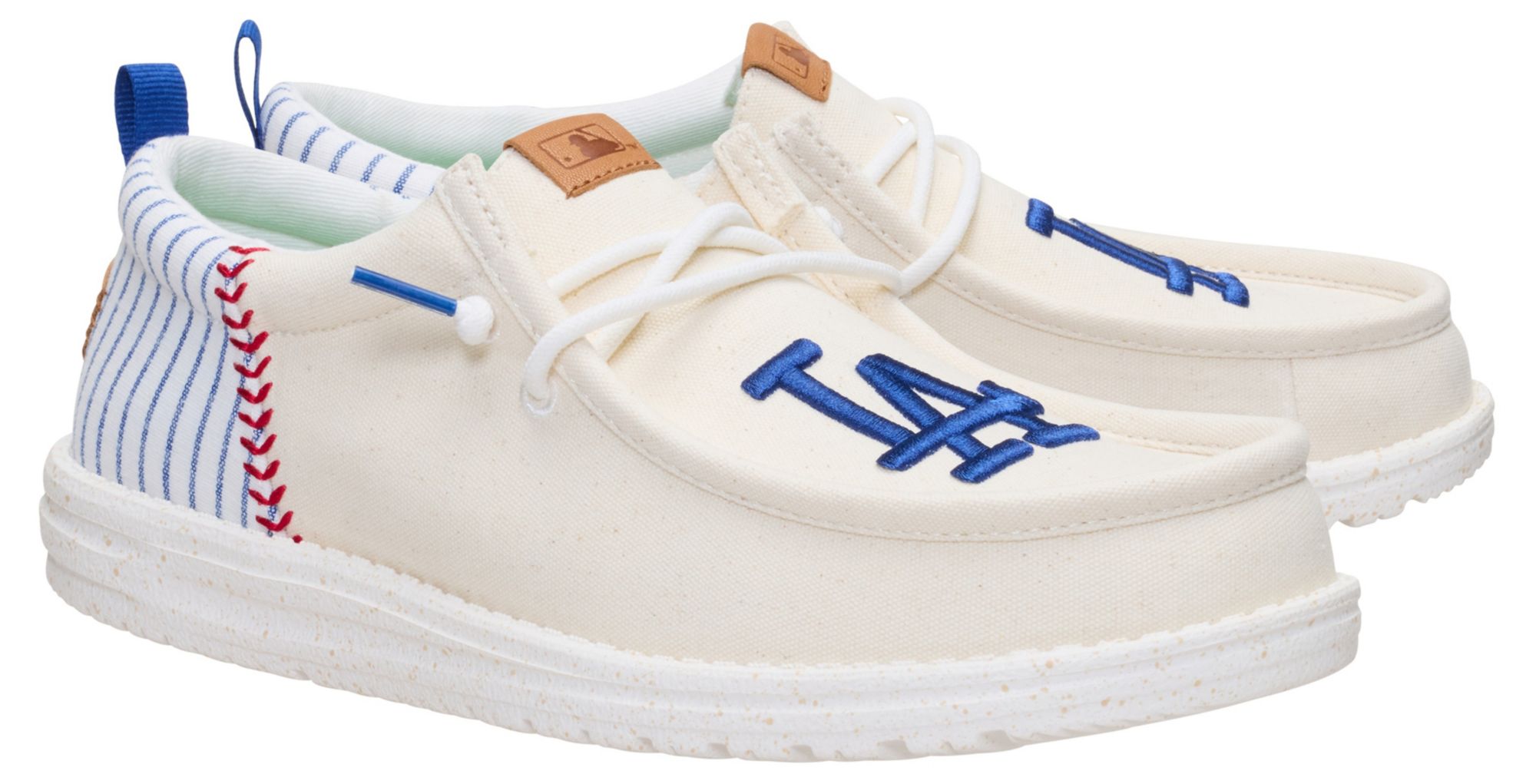 Hey Dude Men's Wally Funk MLB Vintage Dodgers Shoes product image