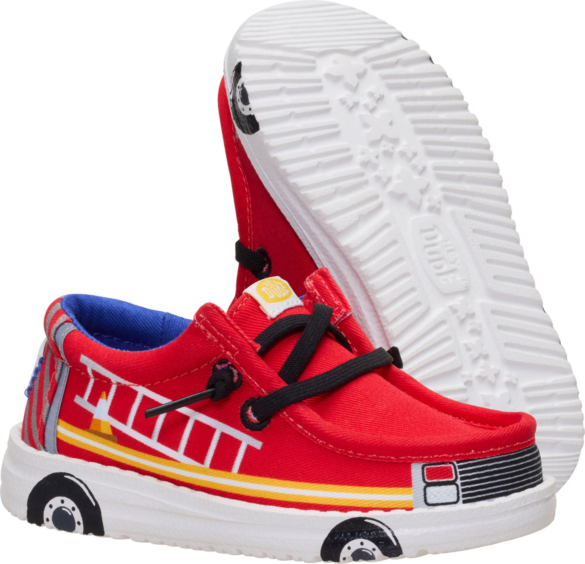 Hey Dude Toddler Wally Funk Firetruck Shoes product image