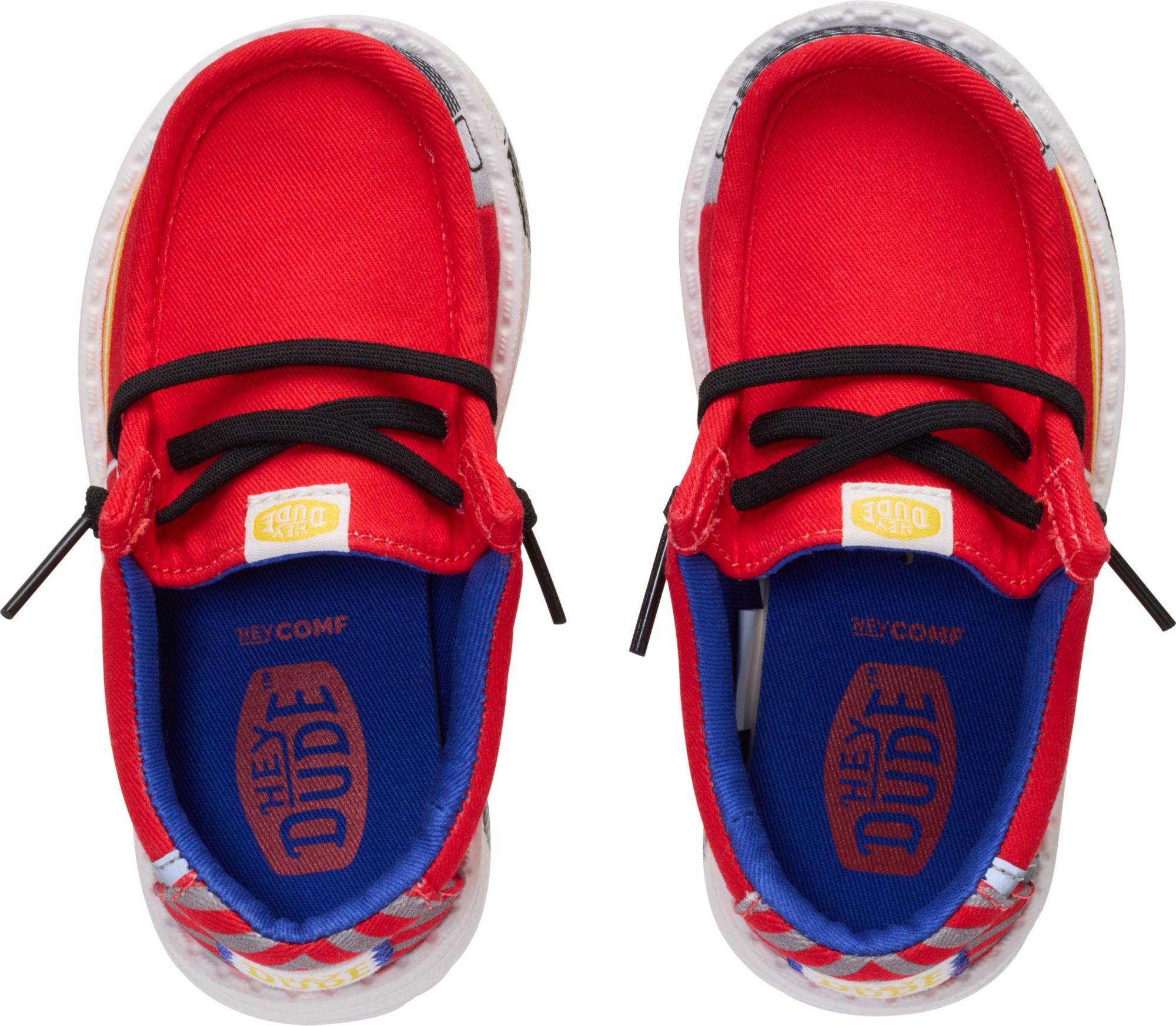 Hey Dude Toddler Wally Funk Firetruck Shoes product image