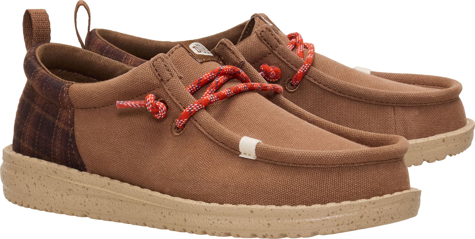 Hey Dude Kids' Wally Funk Plaid Shoes product image