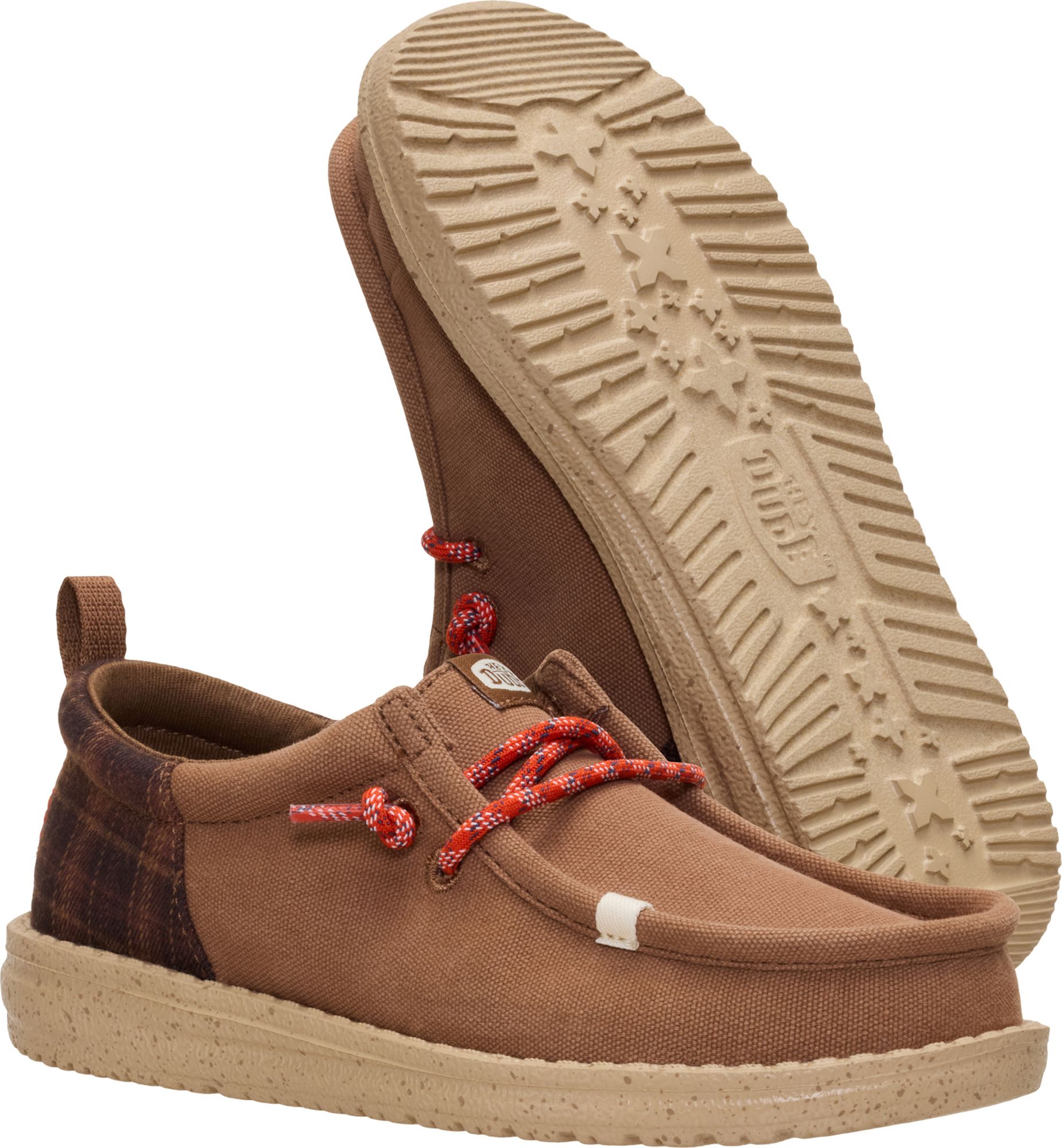 Hey Dude Kids' Wally Funk Plaid Shoes product image