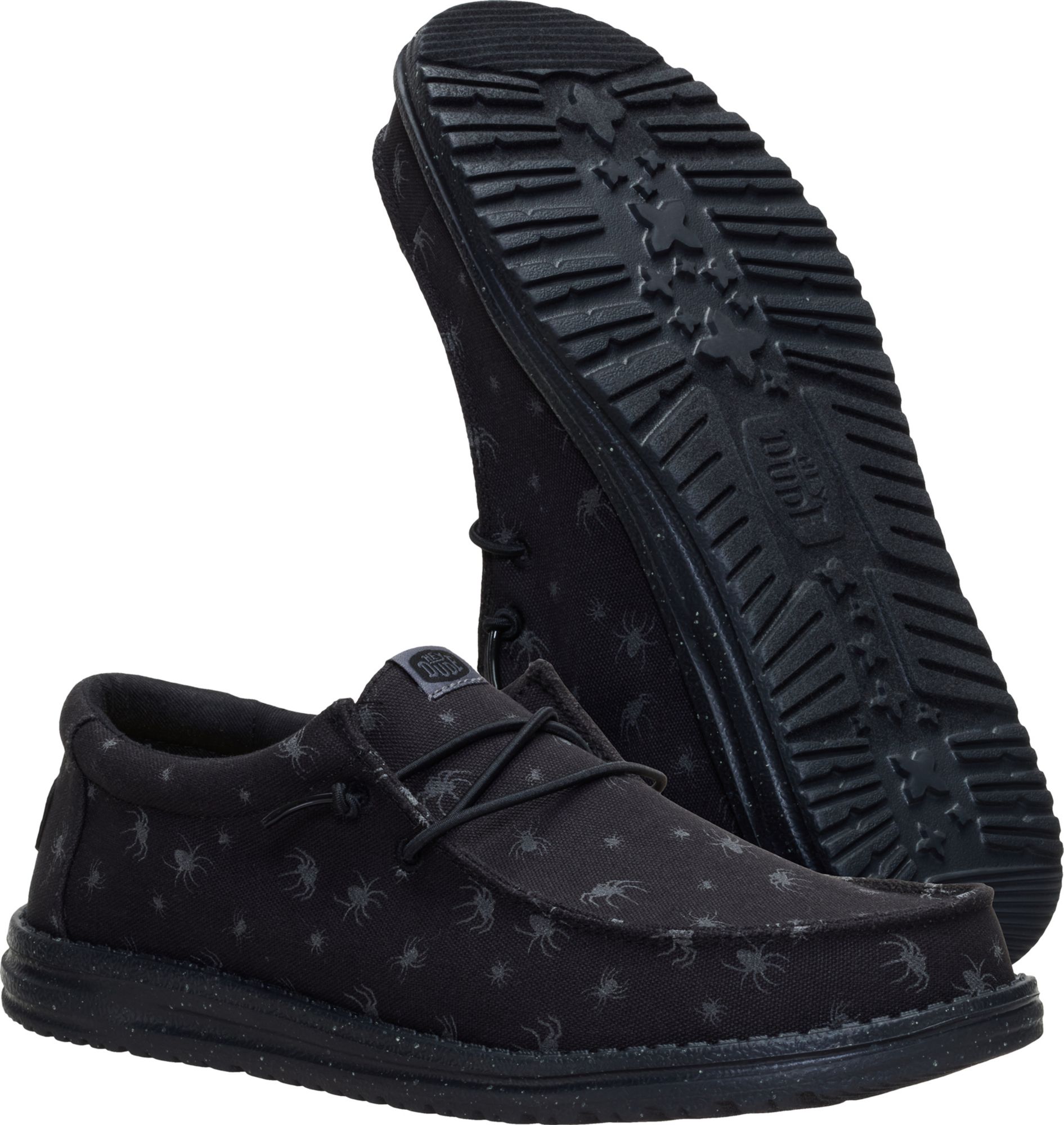 Hey Dude Men's Wally Halloween Spiders Shoes product image