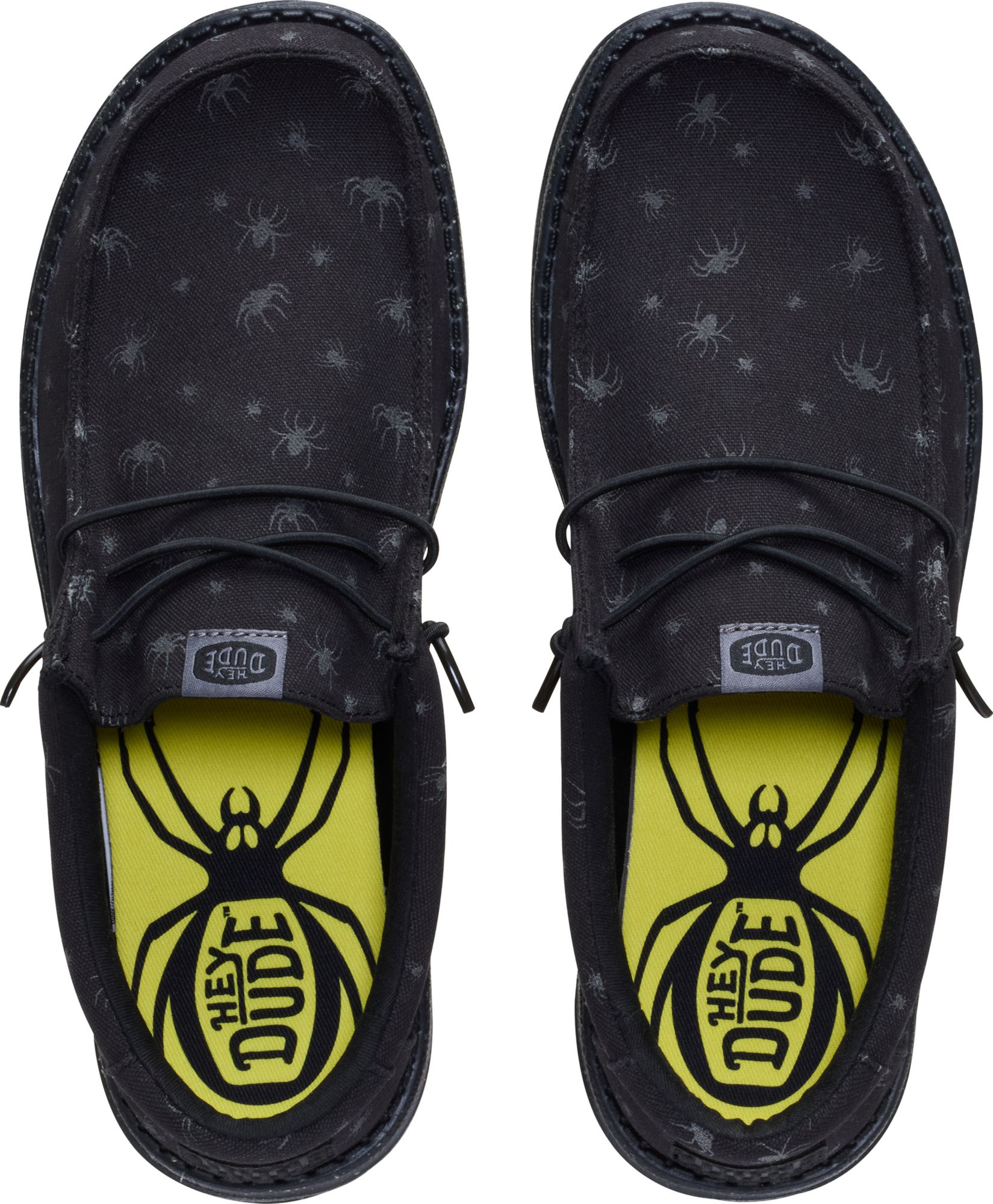 Hey Dude Men's Wally Halloween Spiders Shoes product image