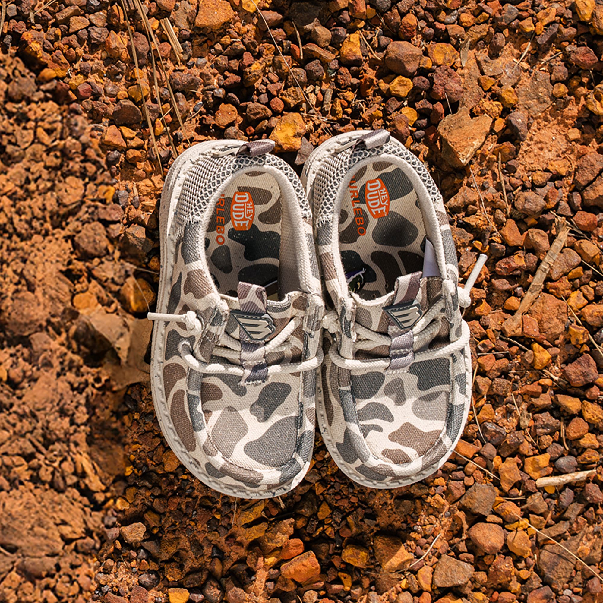 Hey Dude x Burlebo Toddler Wally Funk Deer Camo Shoes product image