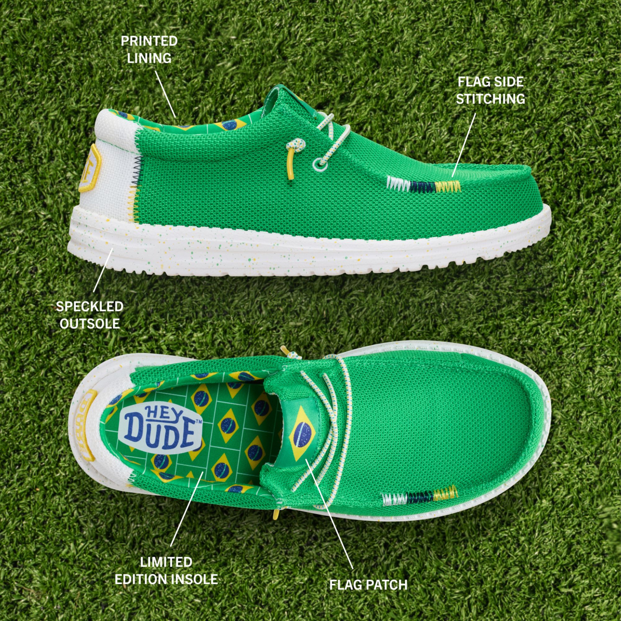 Hey Dude Men's Wally Brazil Shoes product image