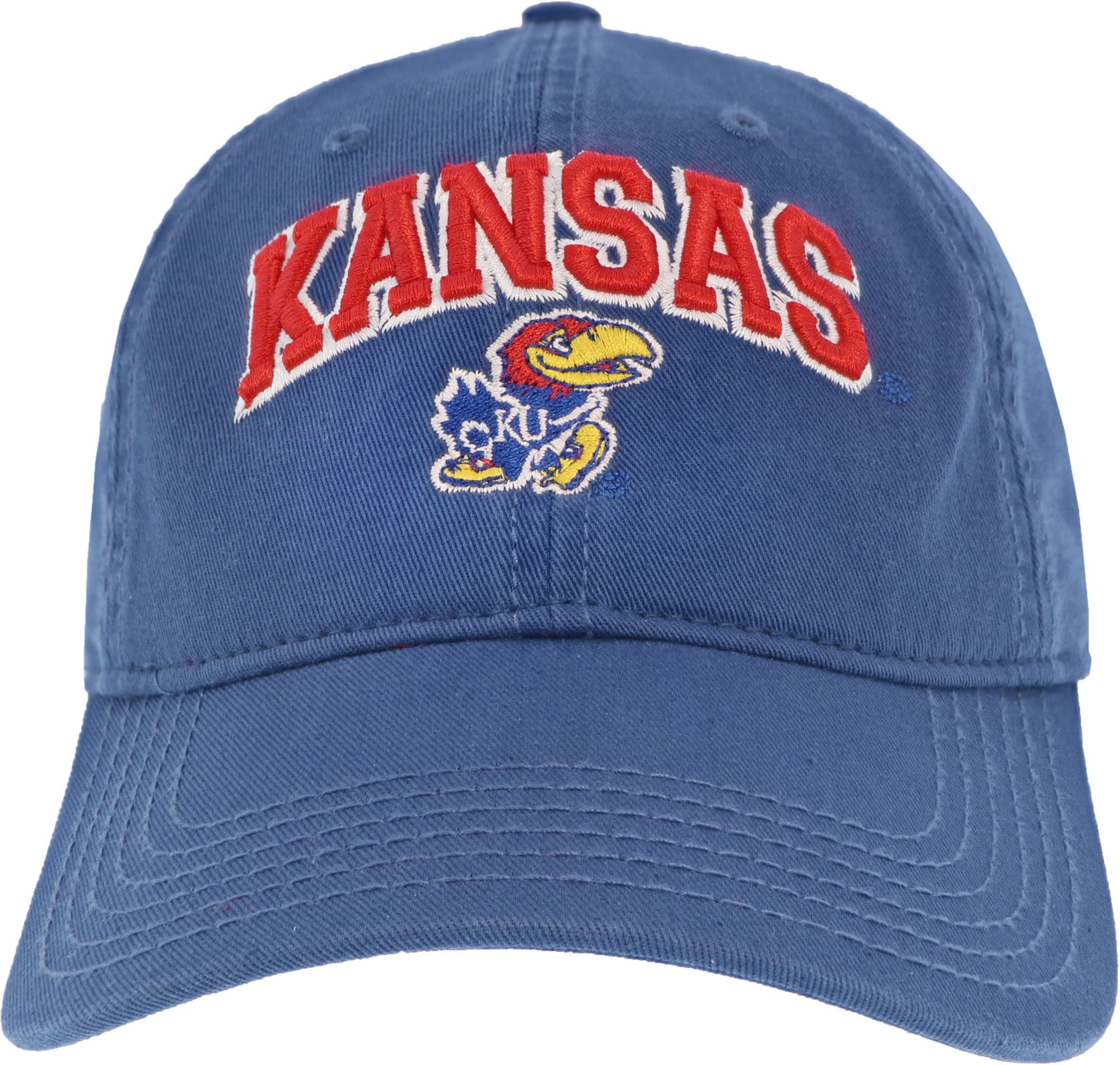 League-Legacy Men's Kansas Jayhawks Blue Relaxed Twill Adjustable Hat