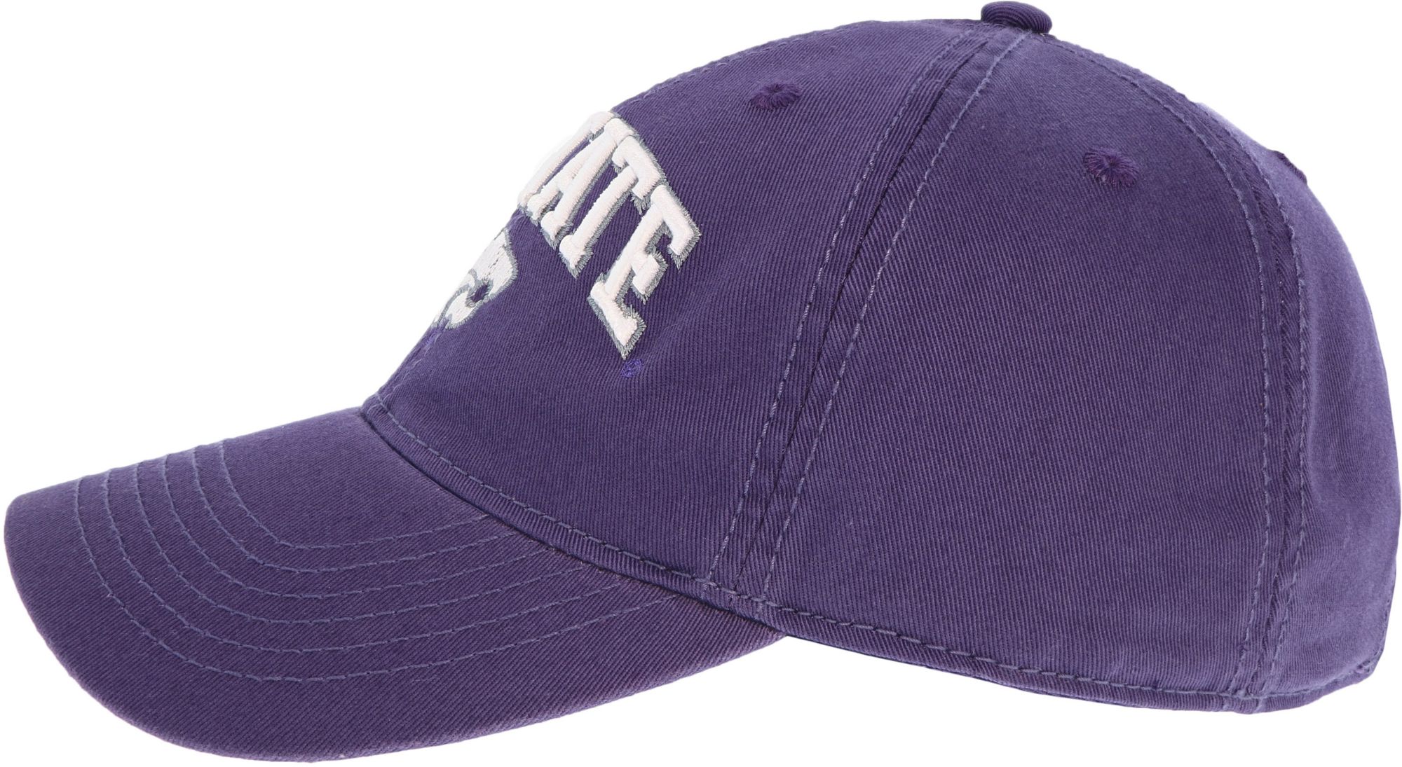 League-Legacy Men's Kansas State Wildcats Purple Relaxed Twill Adjustable Hat