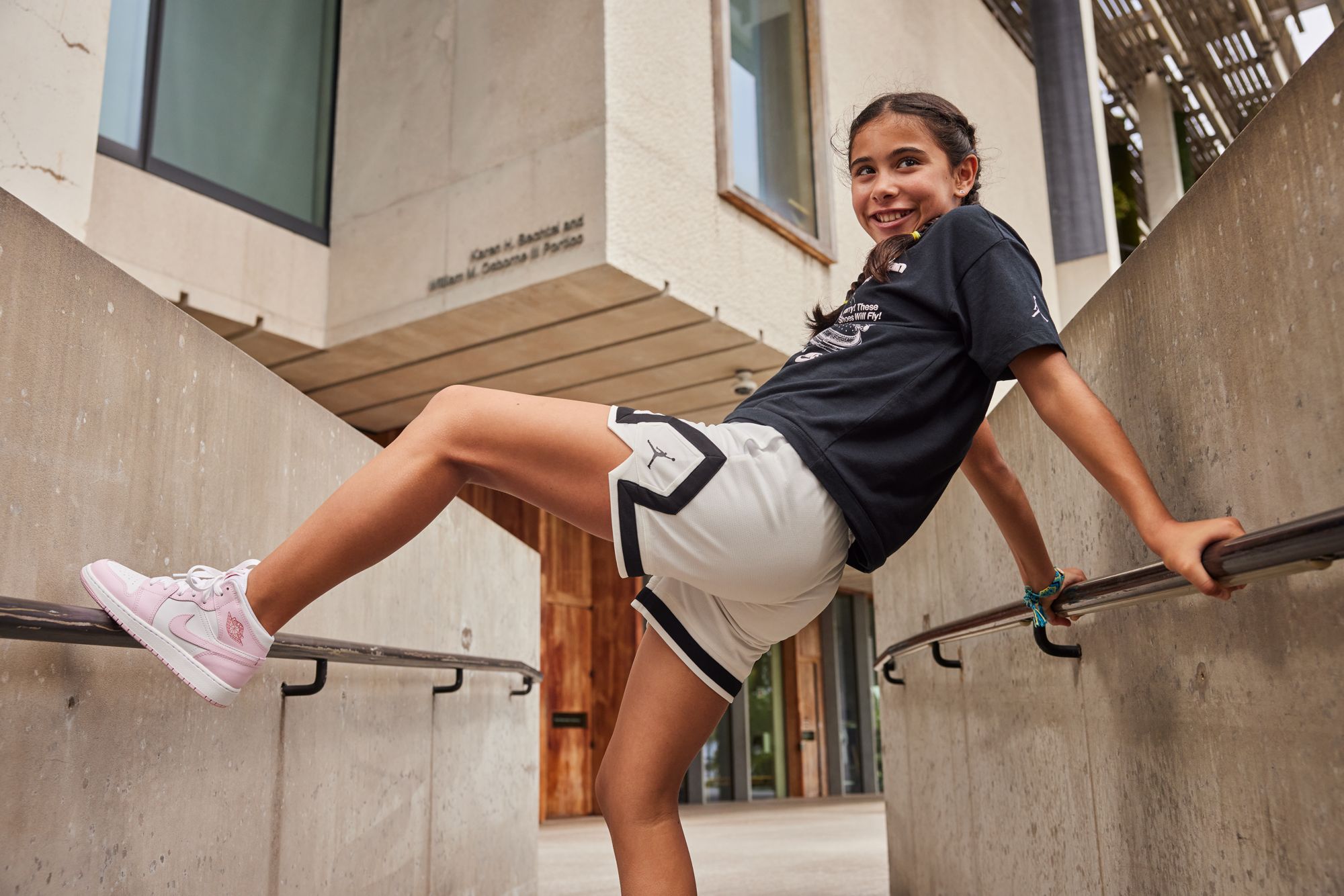 Jordan Girls' Dri-FIT Diamond Shorts product image