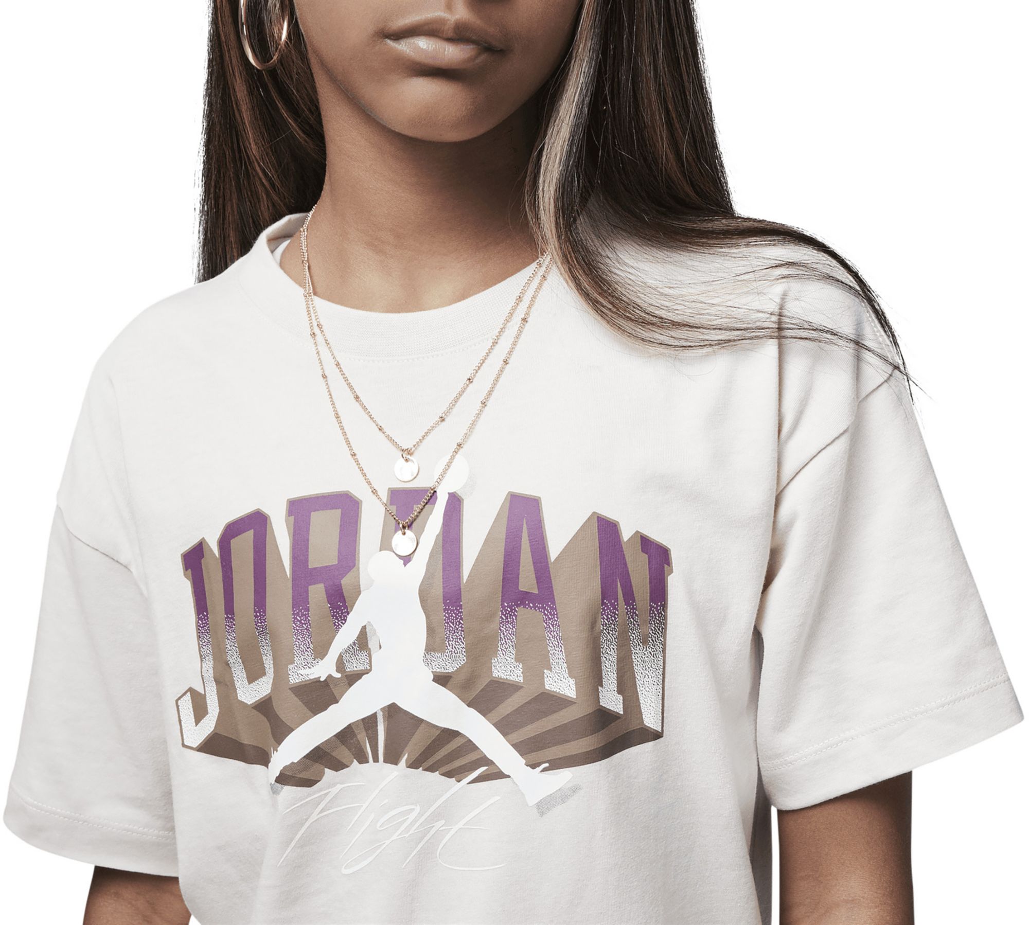 Jordan Girls' Jumpman Push Through Graphic T-Shirt product image