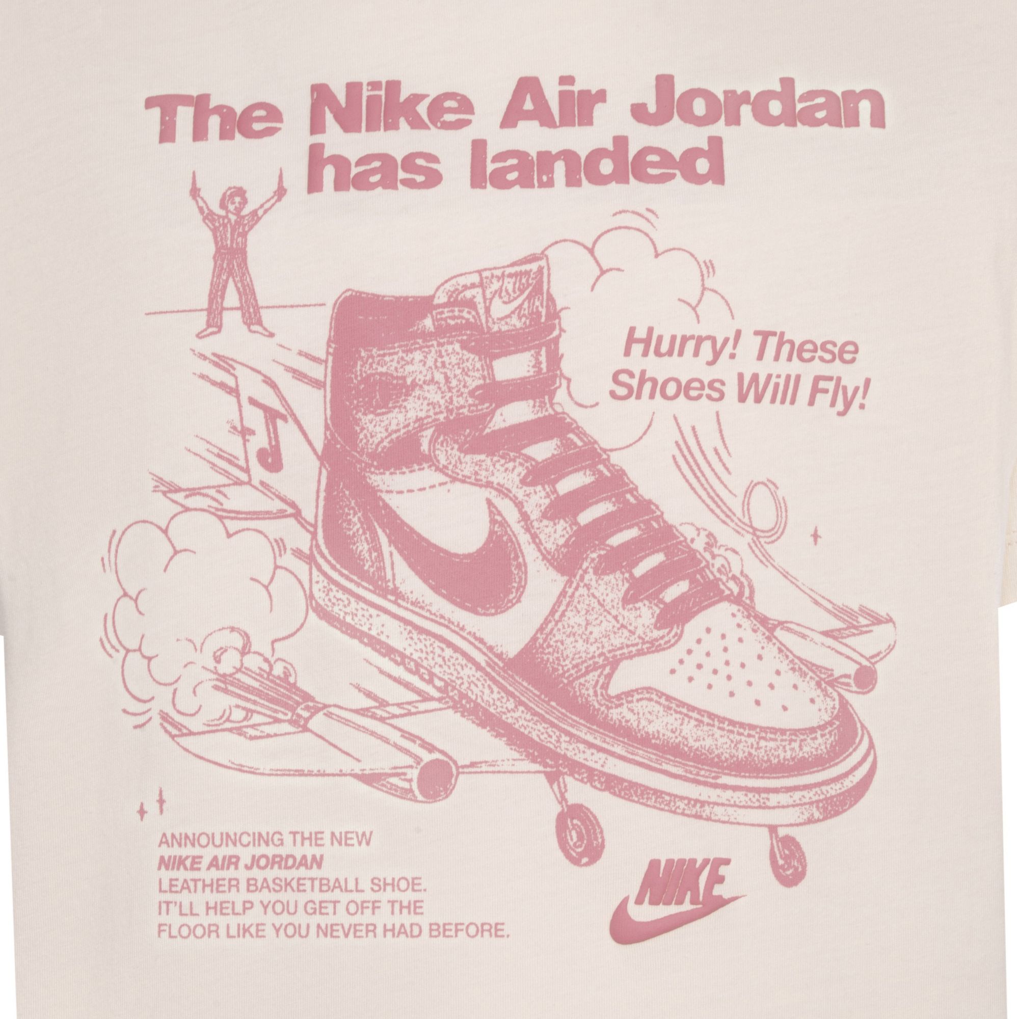 Jordan Girls' Air Jordan's Landing Graphic T-Shirt product image