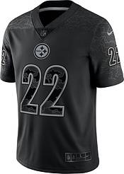 Nike Men's Pittsburgh Steelers Najee Harris #22 Reflective Black Limited Jersey product image
