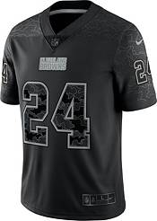 Nike Men's Cleveland Browns Nick Chubb #24 Reflective Black Limited Jersey product image