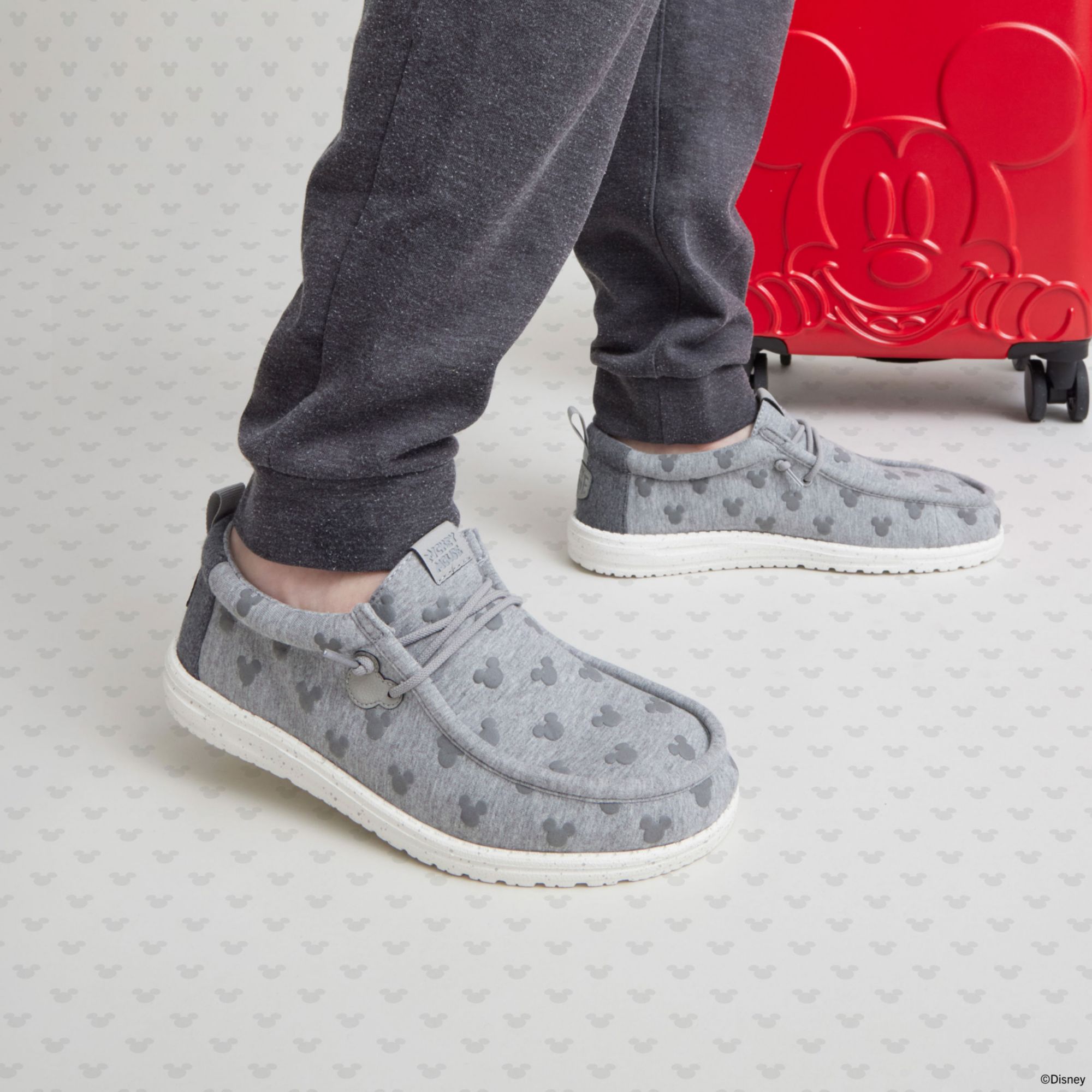 Hey Dude Men's Wally Mickey Stretch Jersey Shoes product image
