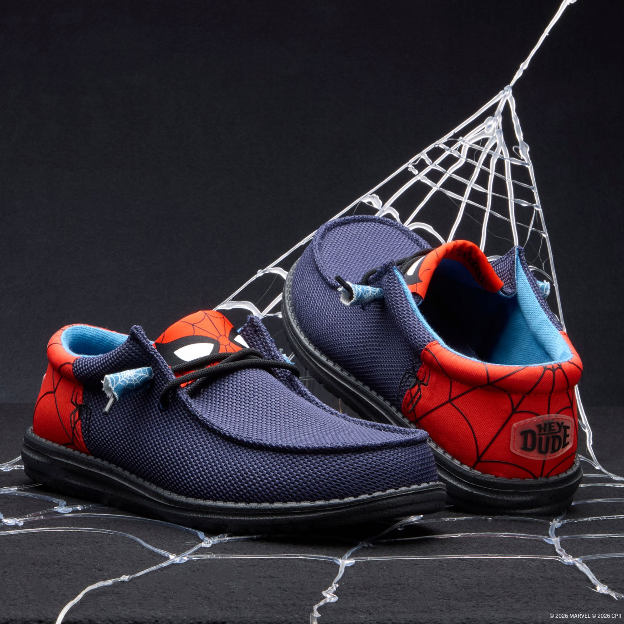 Hey Dude Men's Wally Funk Spiderman Shoes product image