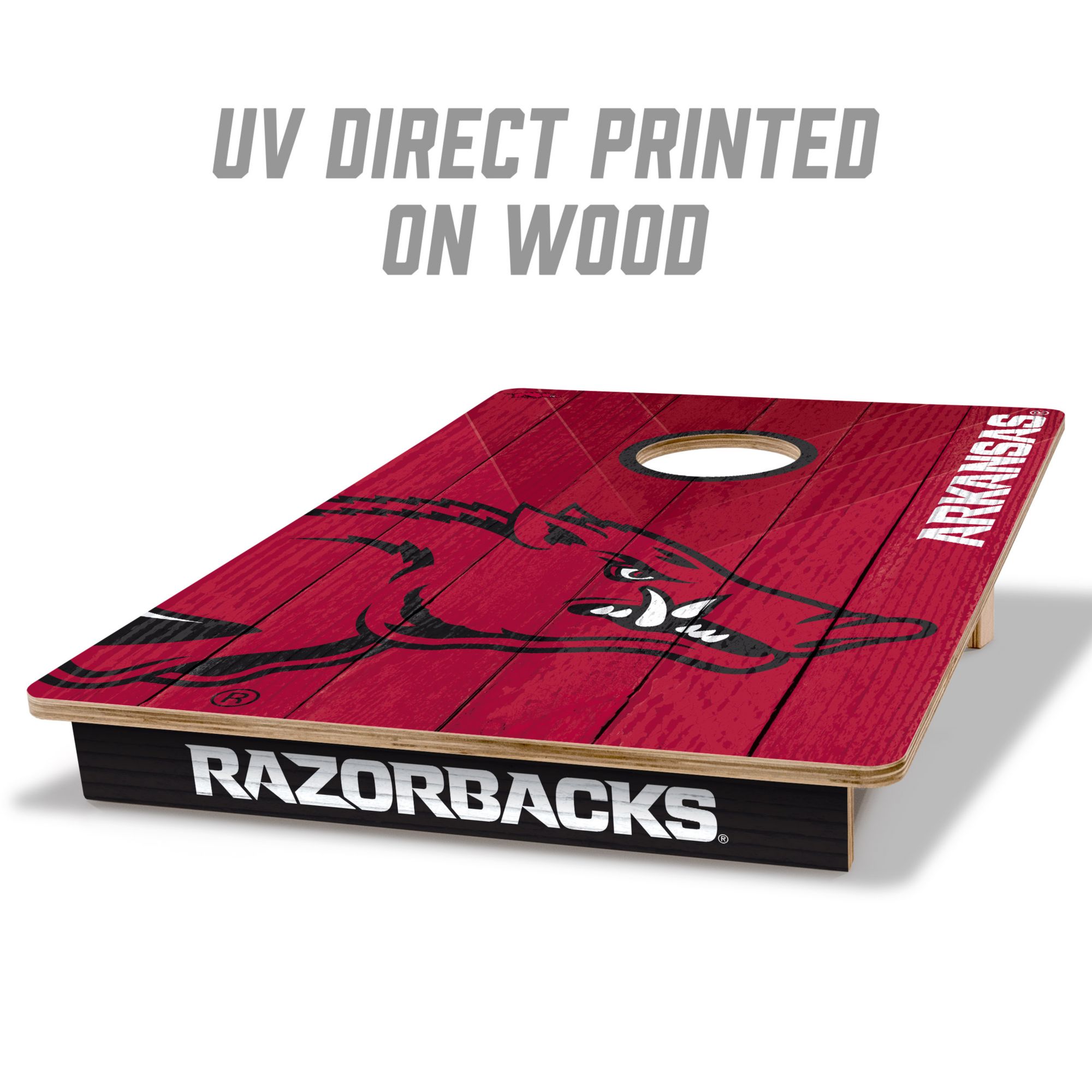 YouTheFan Arkansas Razorbacks 2' x 3' Cornhole Boards product image