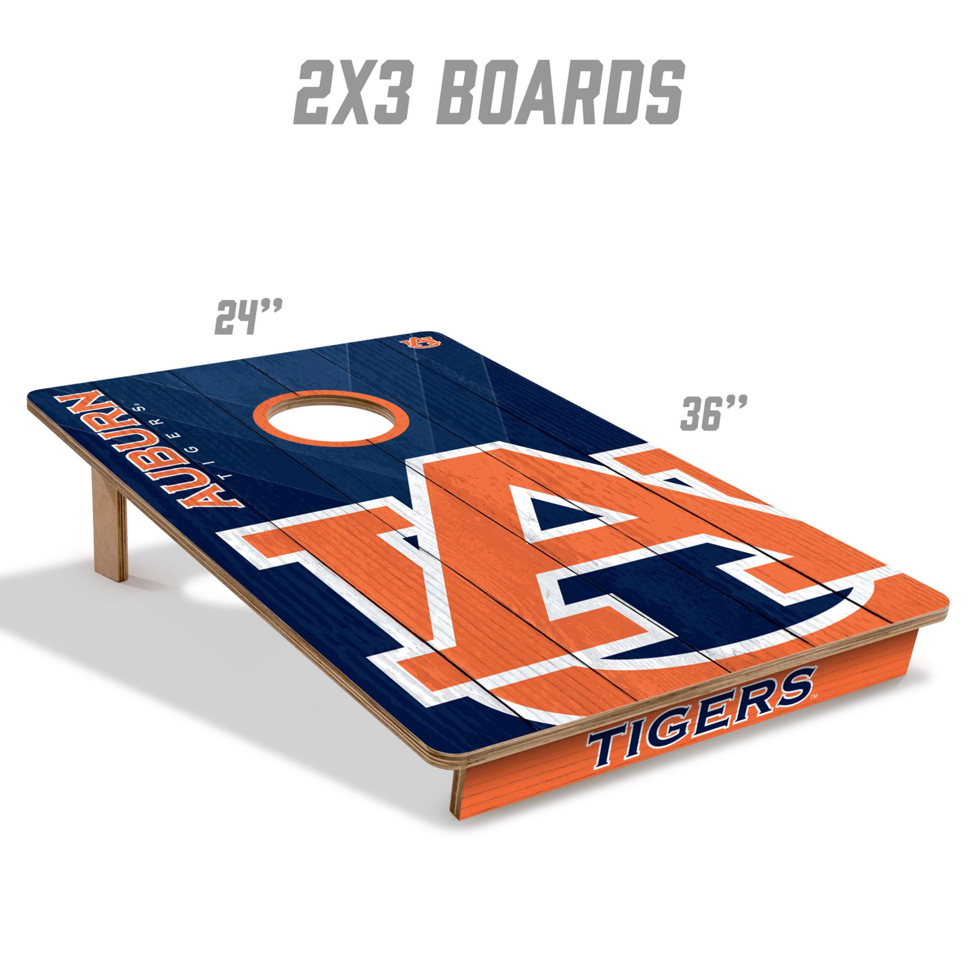 YouTheFan Auburn Tigers 2' x 3' Cornhole Boards product image