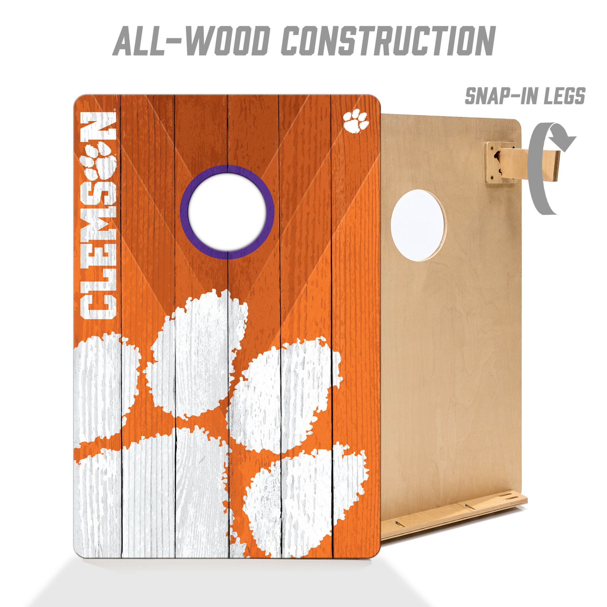YouTheFan Clemson Tigers 2' x 3' Cornhole Boards product image