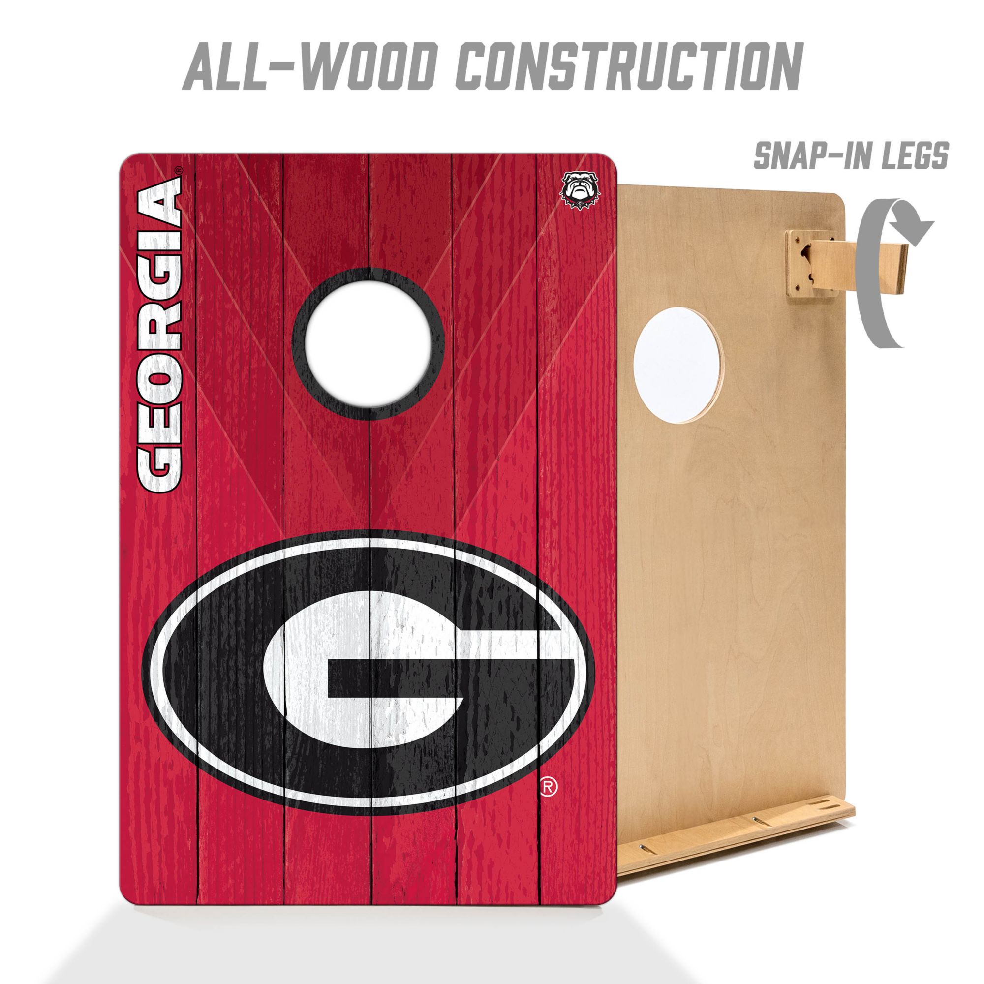 YouTheFan Georgia Bulldogs 2' x 3' Cornhole Boards product image