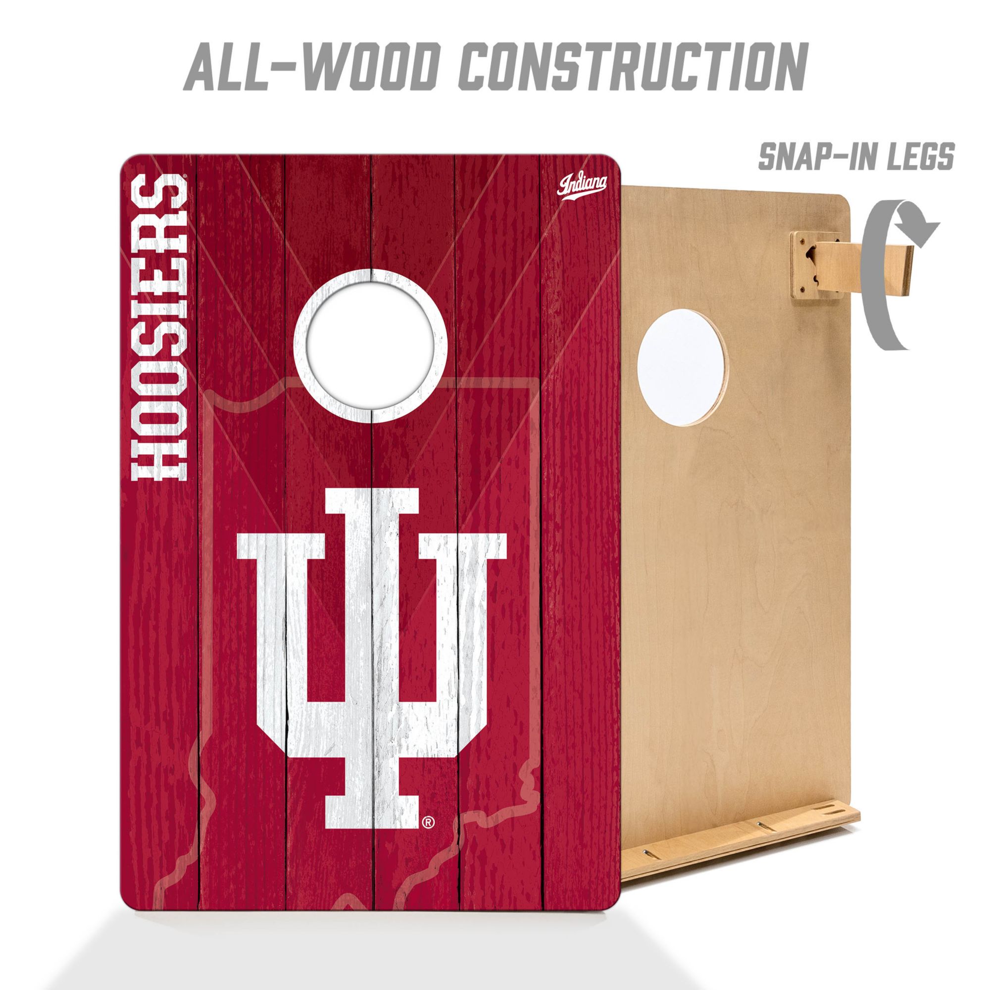 YouTheFan Indiana Hoosiers 2' x 3' Cornhole Boards product image