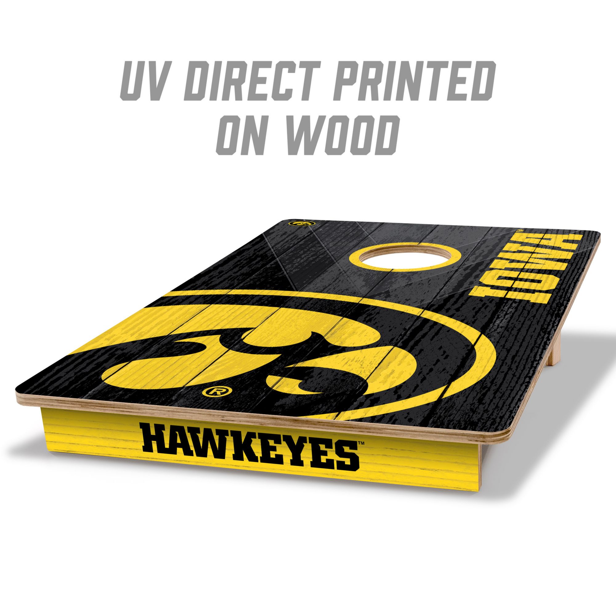 YouTheFan Iowa Hawkeyes 2' x 3' Cornhole Boards product image