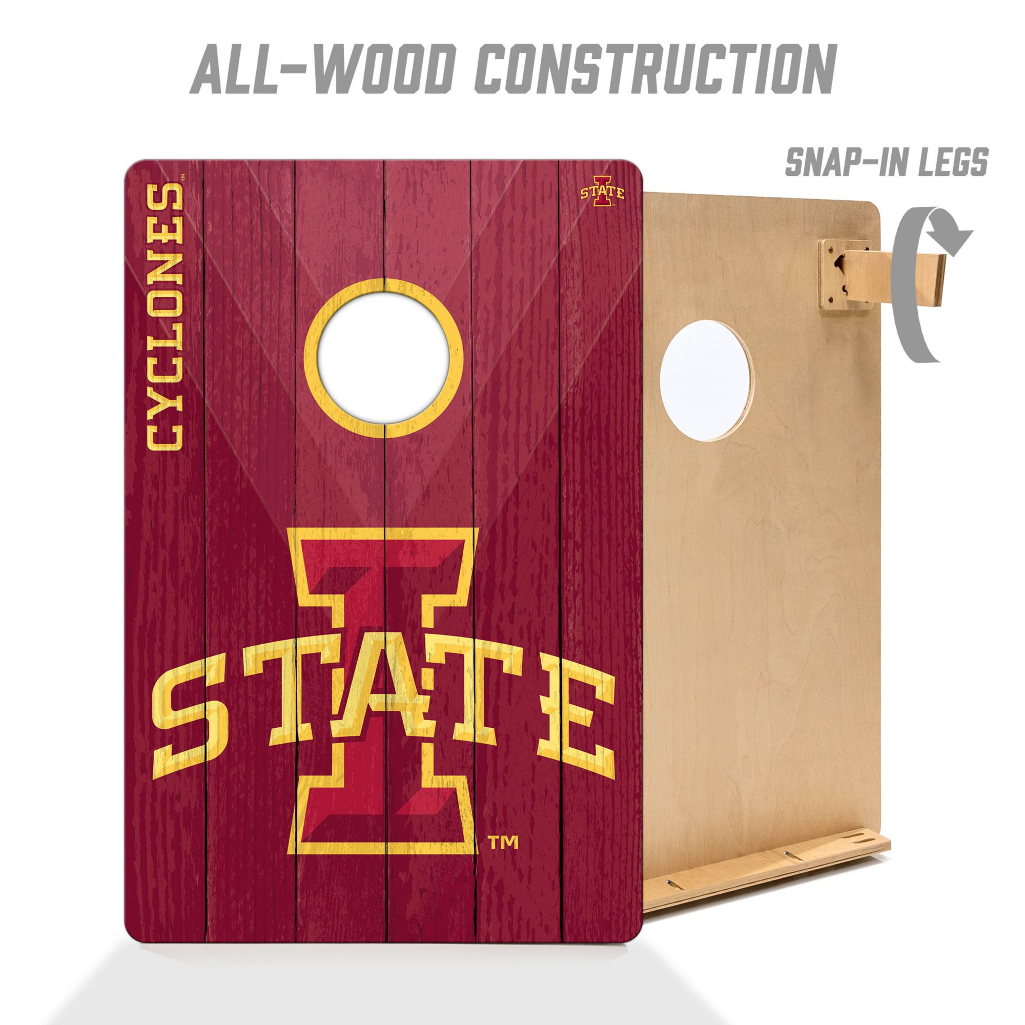 YouTheFan Iowa State Cyclones 2' x 3' Cornhole Boards product image