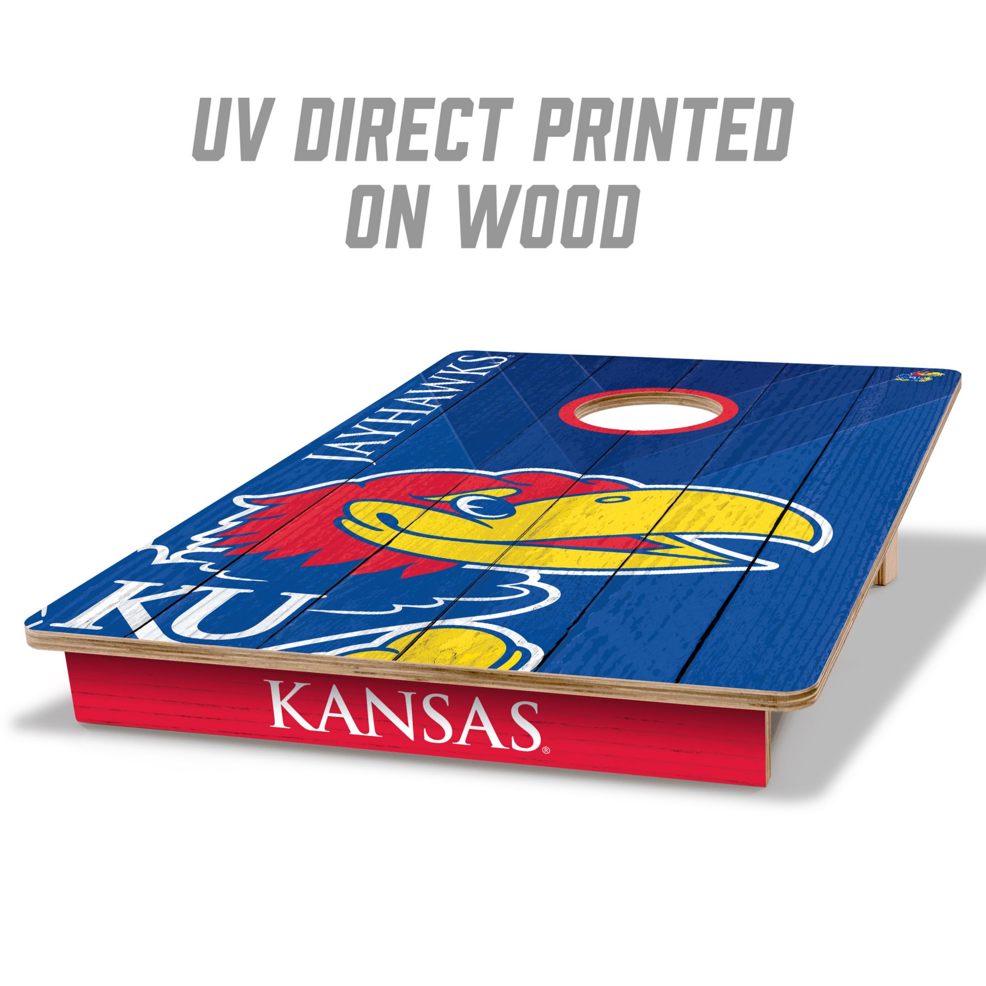 YouTheFan Kansas Jayhawks 2' x 3' Cornhole Boards product image