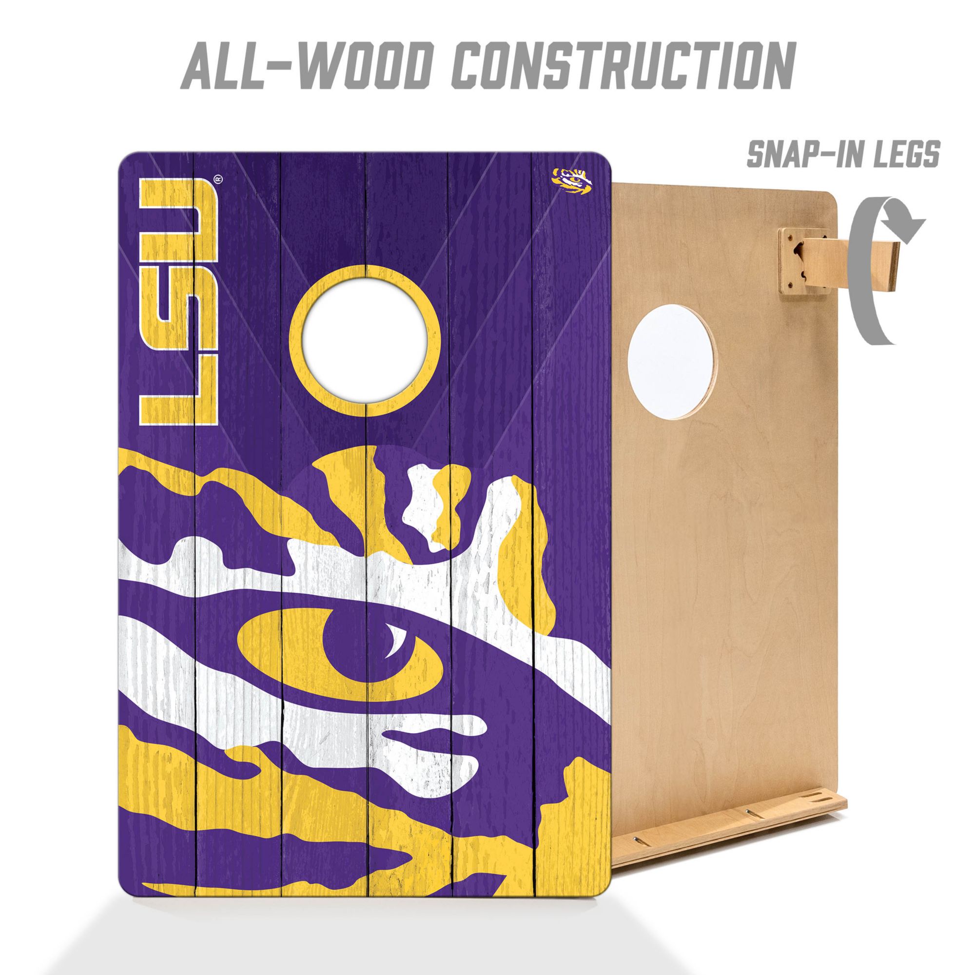 YouTheFan LSU Tigers 2' x 3' Cornhole Boards product image