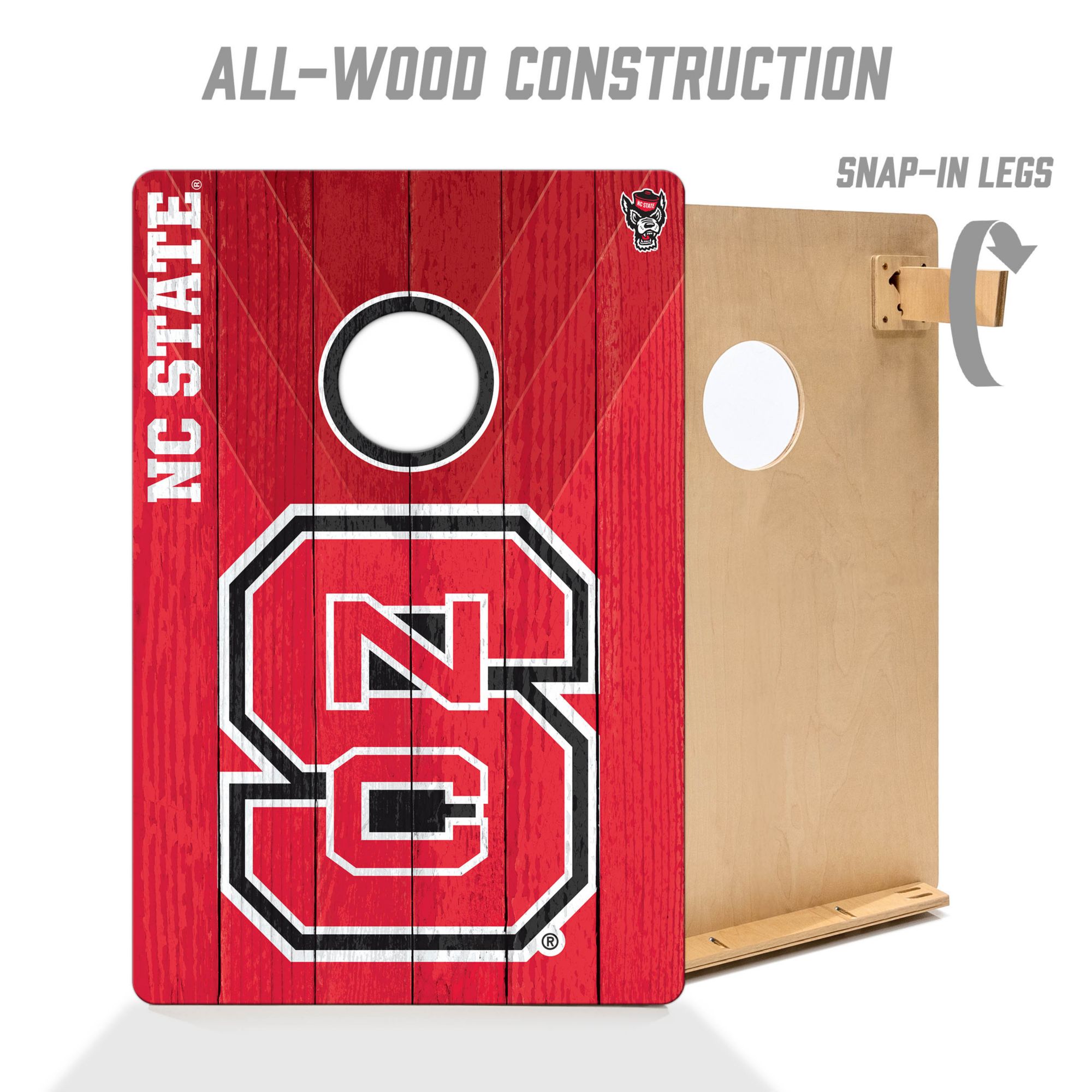 YouTheFan North Carolina State Wolfpack 2' x 3' Cornhole Boards product image