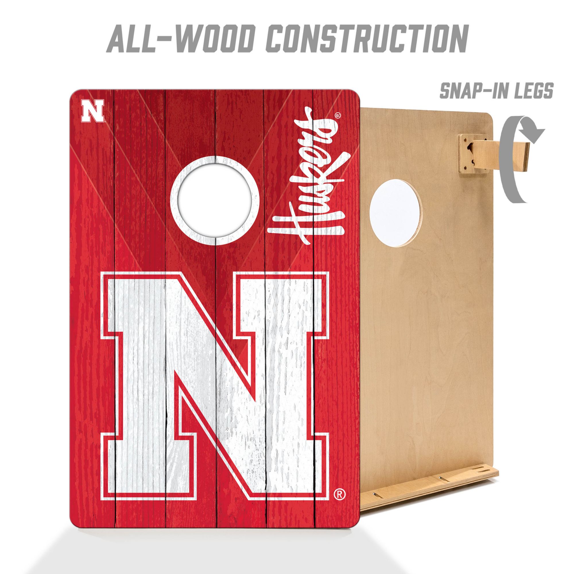 YouTheFan Nebraska Cornhuskers 2' x 3' Cornhole Boards product image