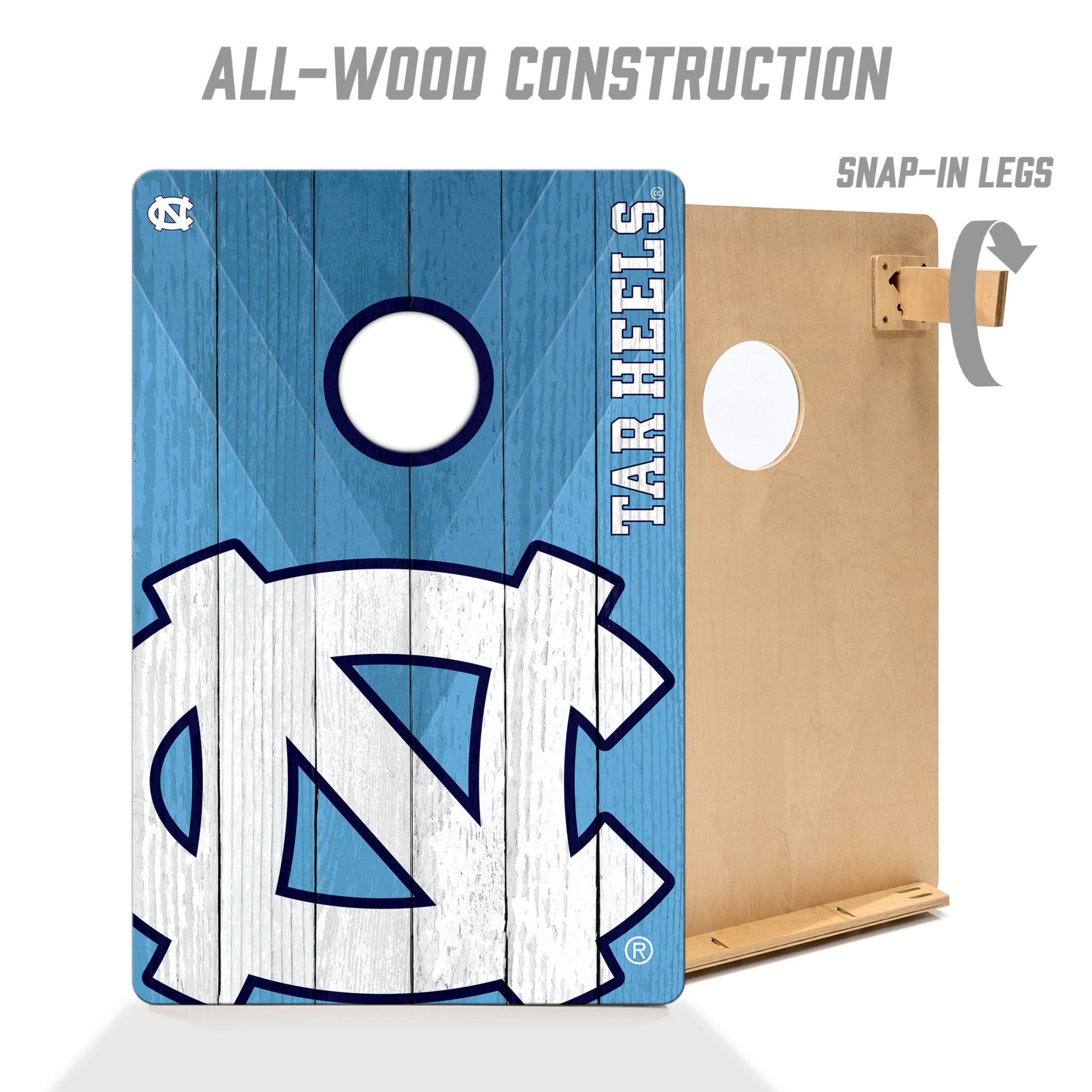 YouTheFan North Carolina Tar Heels 2' x 3' Cornhole Boards product image