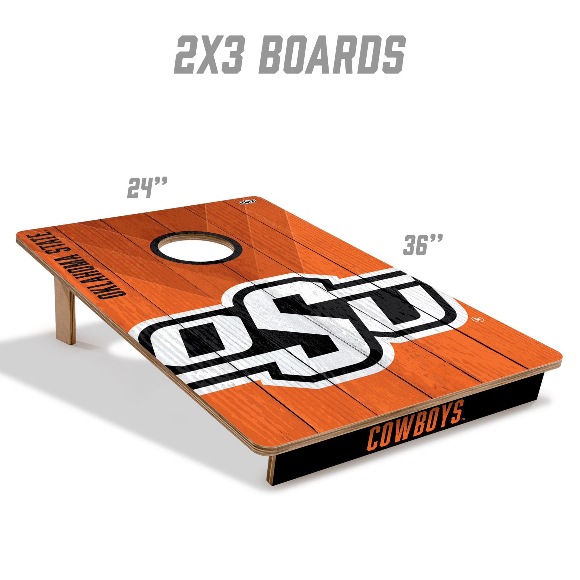 YouTheFan Oklahoma State Cowboys 2' x 3' Cornhole Boards product image