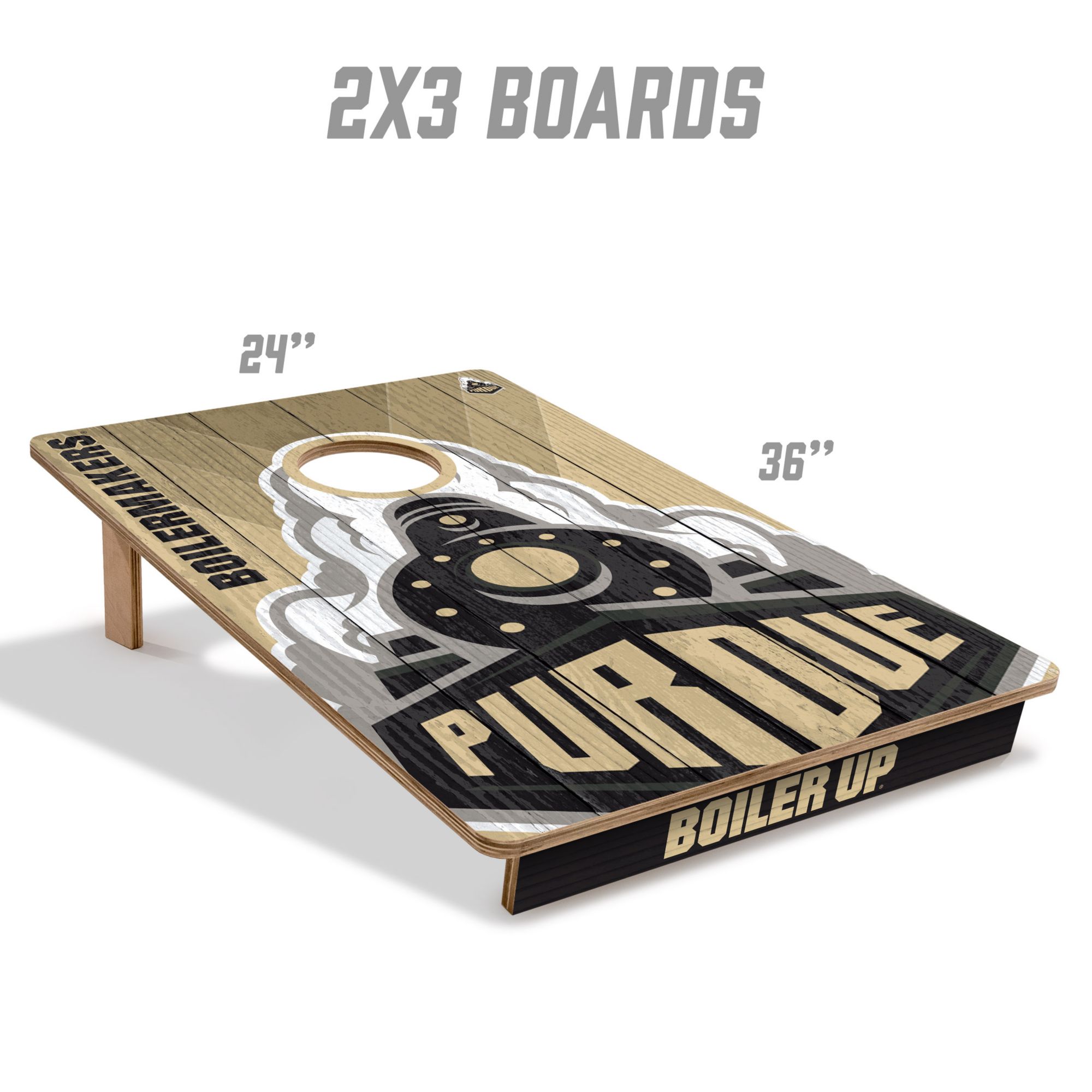 YouTheFan Purdue Boilermakers 2' x 3' Cornhole Boards product image