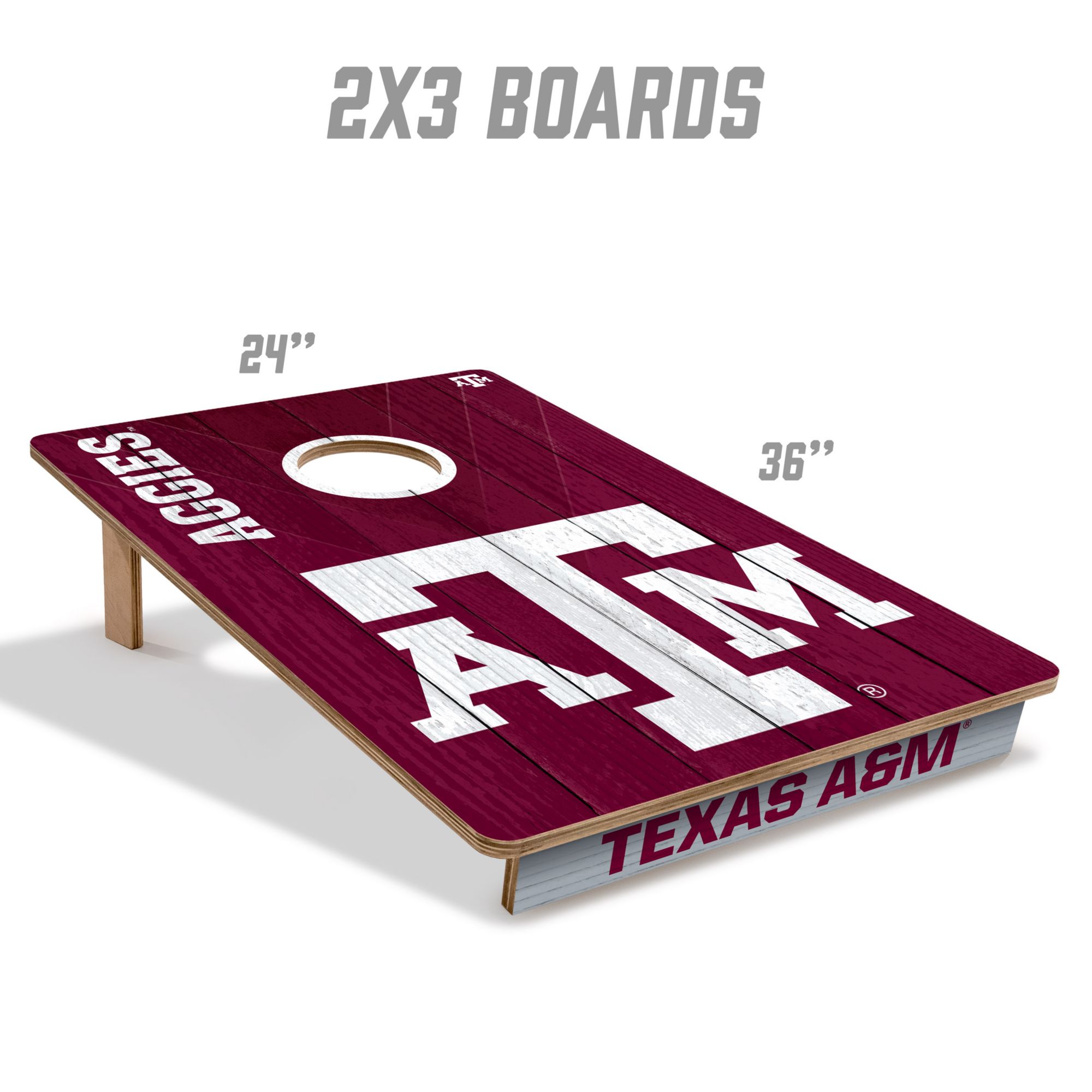YouTheFan Texas A&M Aggies 2' x 3' Cornhole Boards product image
