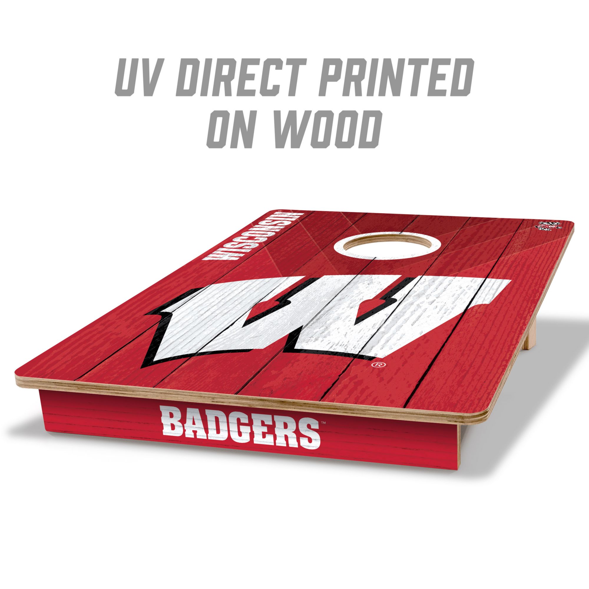 YouTheFan Wisconsin Badgers 2' x 3' Cornhole Boards product image