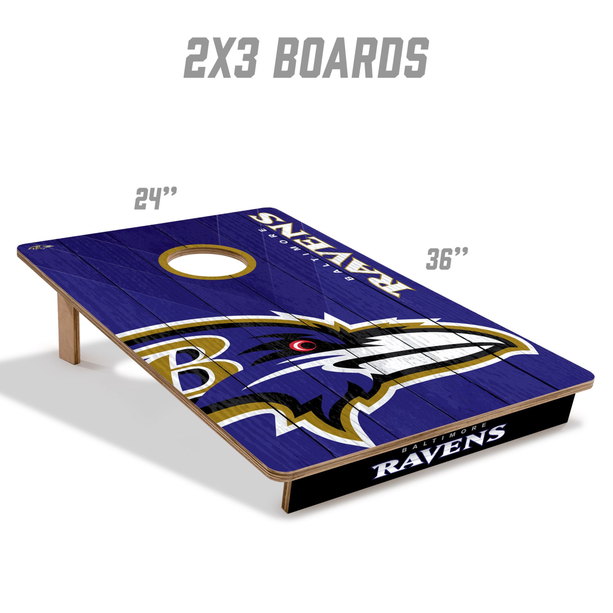 YouTheFan Baltimore Ravens 2' x 3' Bean Bag Toss Boards product image