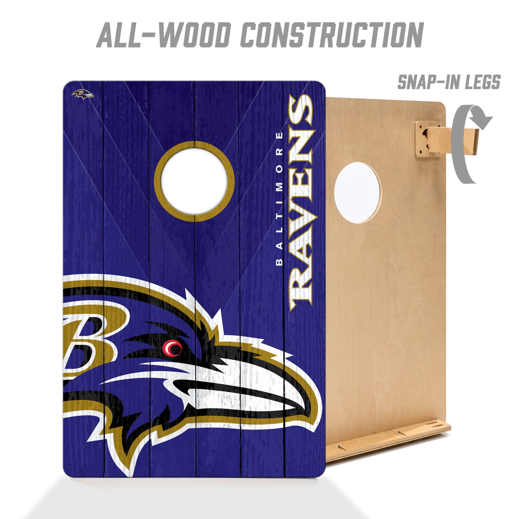 YouTheFan Baltimore Ravens 2' x 3' Bean Bag Toss Boards product image