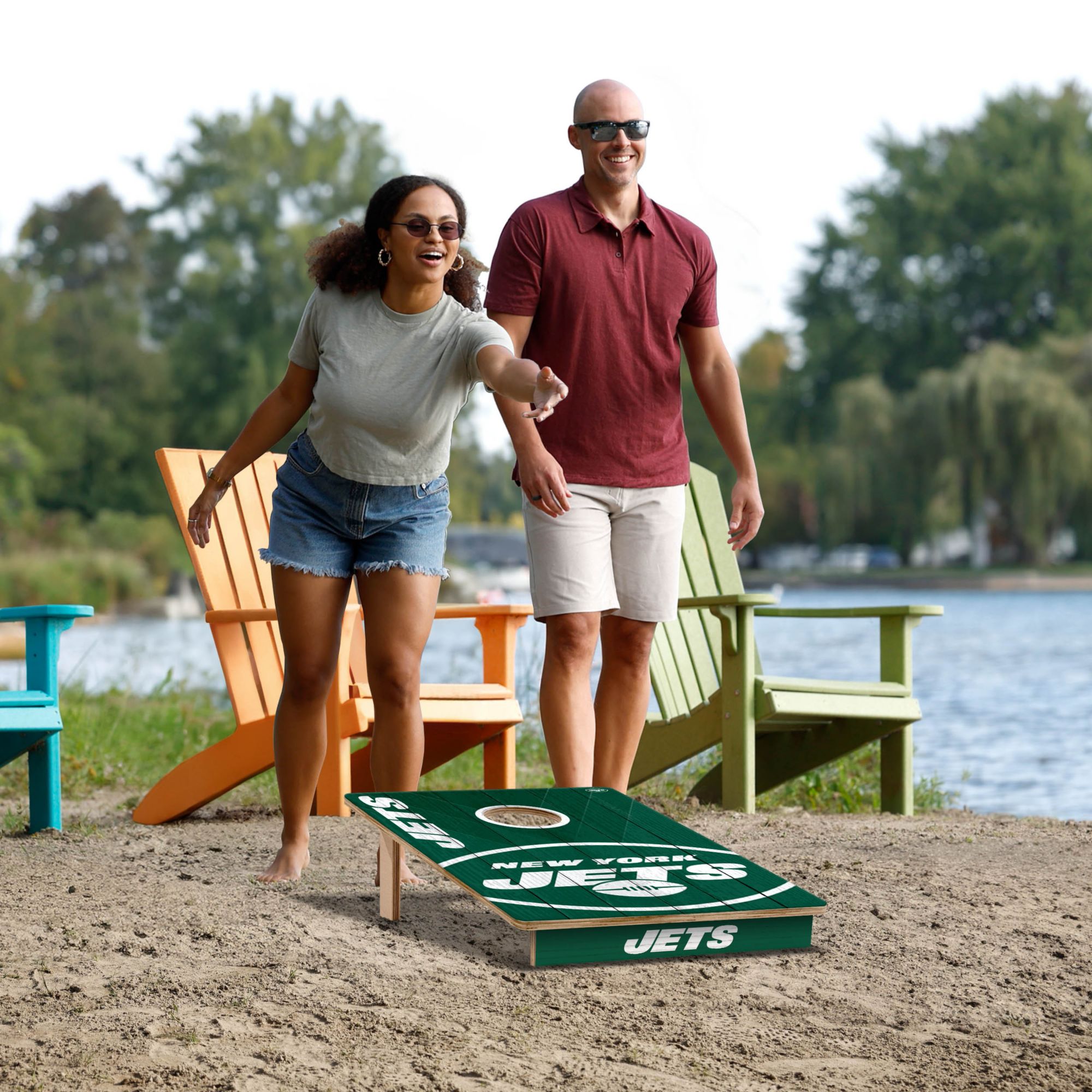 YouTheFan Las Vegas Raiders 2' x 3' Bean Bag Toss Boards product image