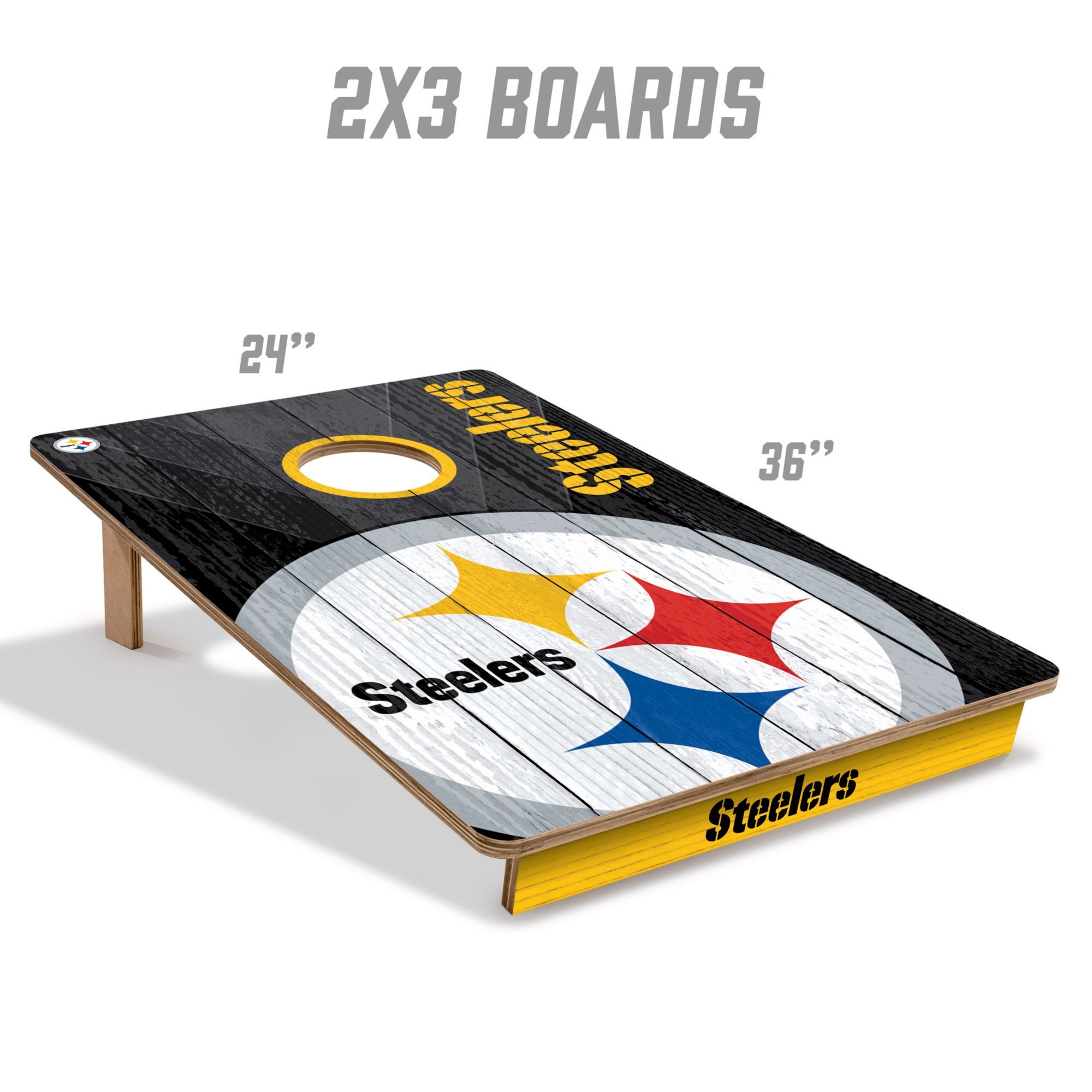 You the Fan Pittsburgh Steelers 2' x 3' Bean Bag Toss Boards product image