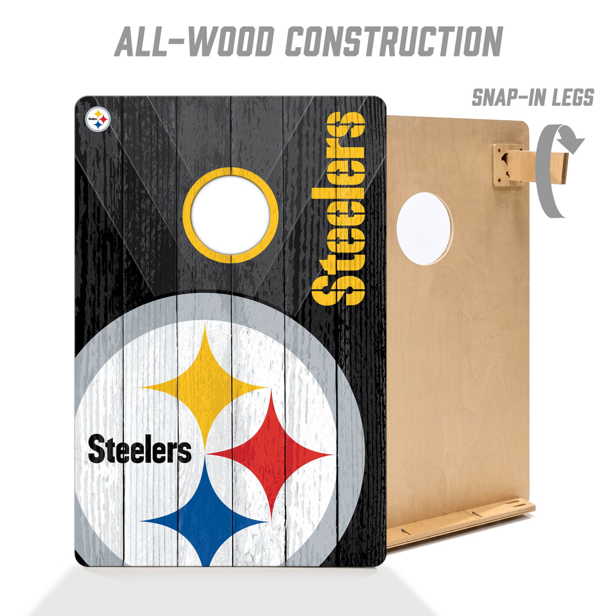 You the Fan Pittsburgh Steelers 2' x 3' Bean Bag Toss Boards product image