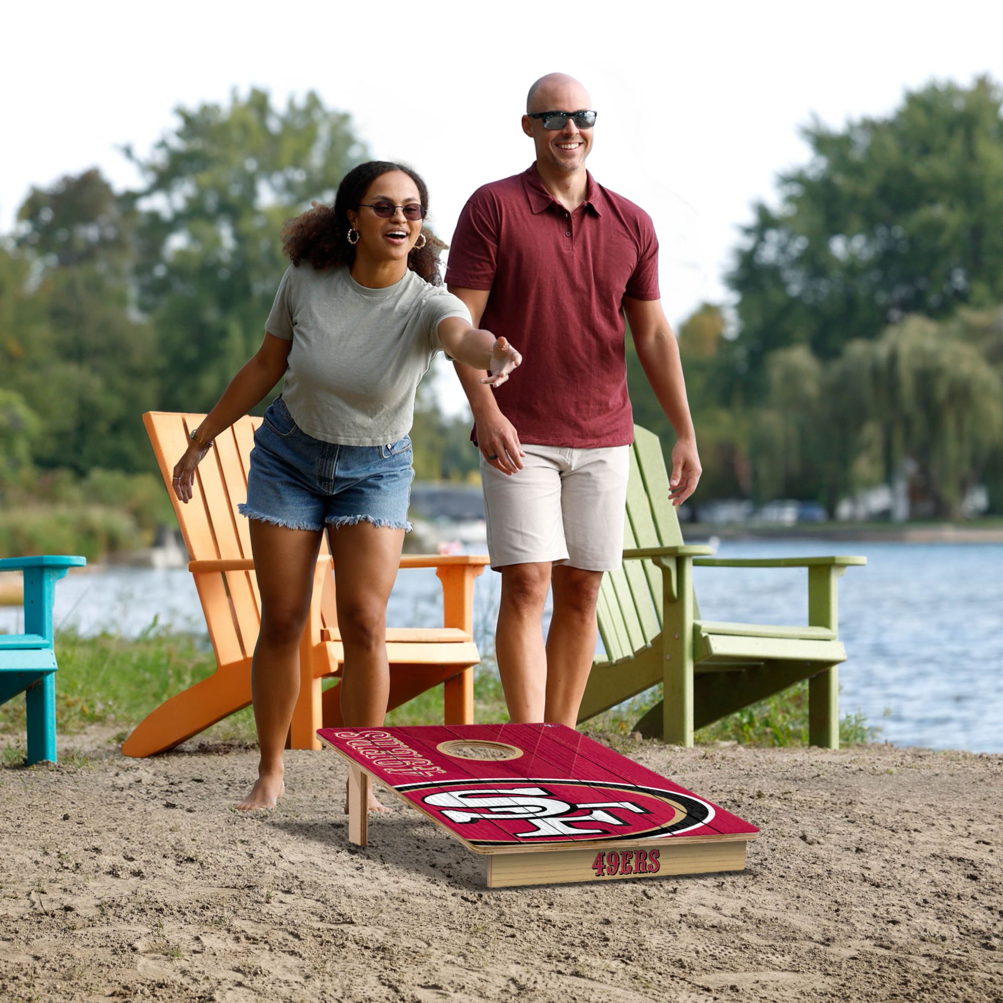 YouTheFan San Francisco 49ers 2' x 3' Bean Bag Toss Boards product image