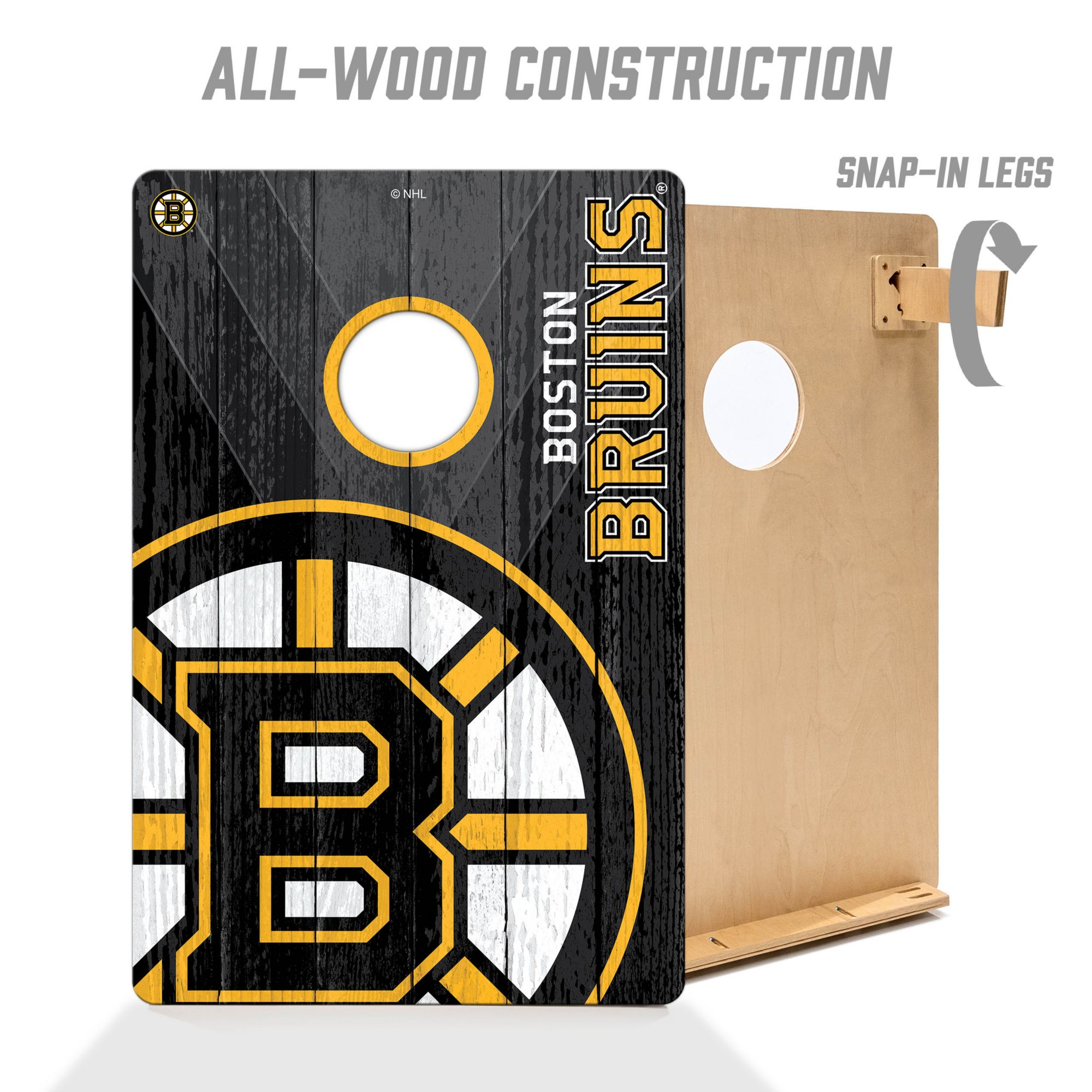 YouTheFan Boston Bruins 2' x 3' Cornhole Boards product image