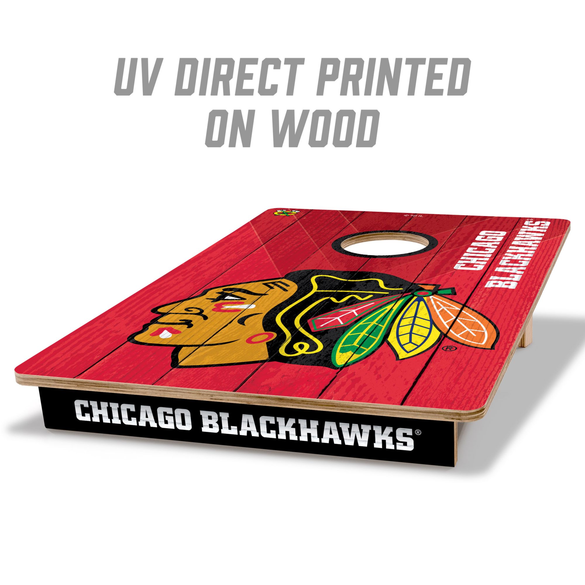 YouTheFan Chicago Blackhawks 2' x 3' Cornhole Boards product image