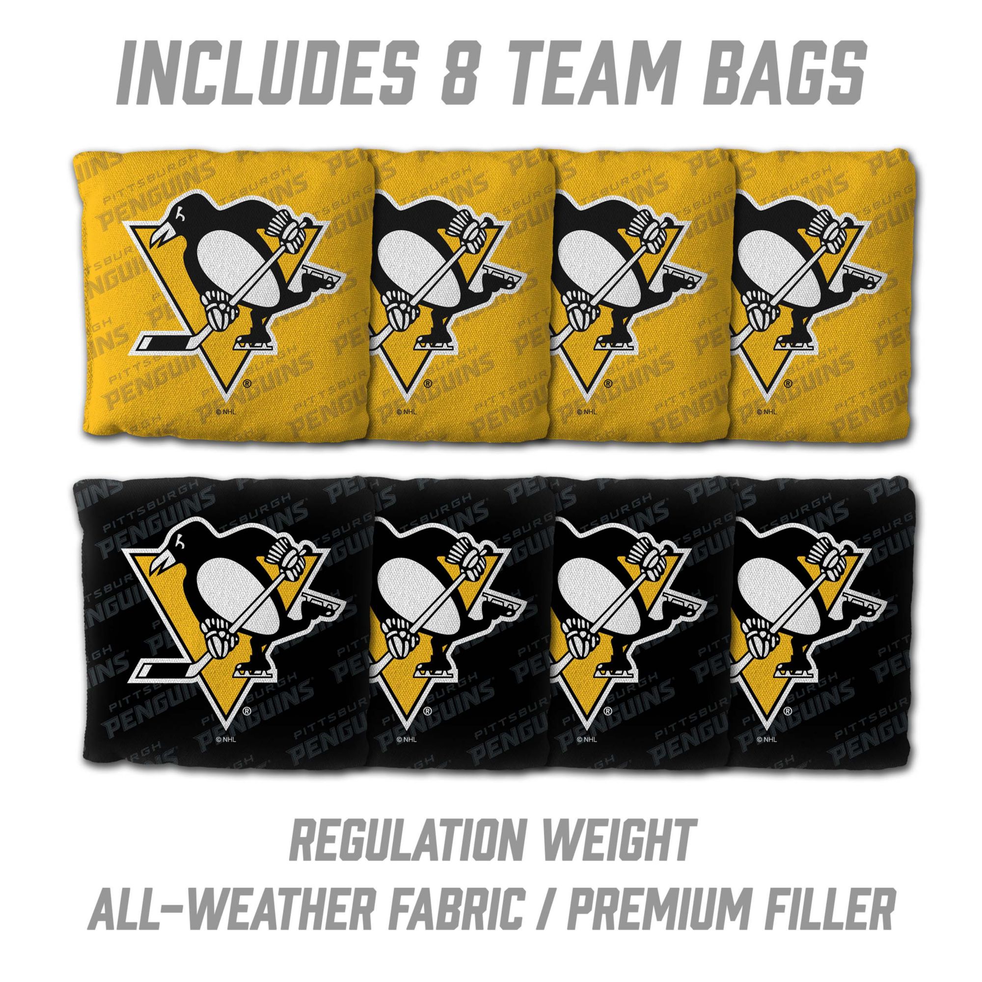 YouTheFan Pittsburgh Penguins 2' x 3' Cornhole Boards product image