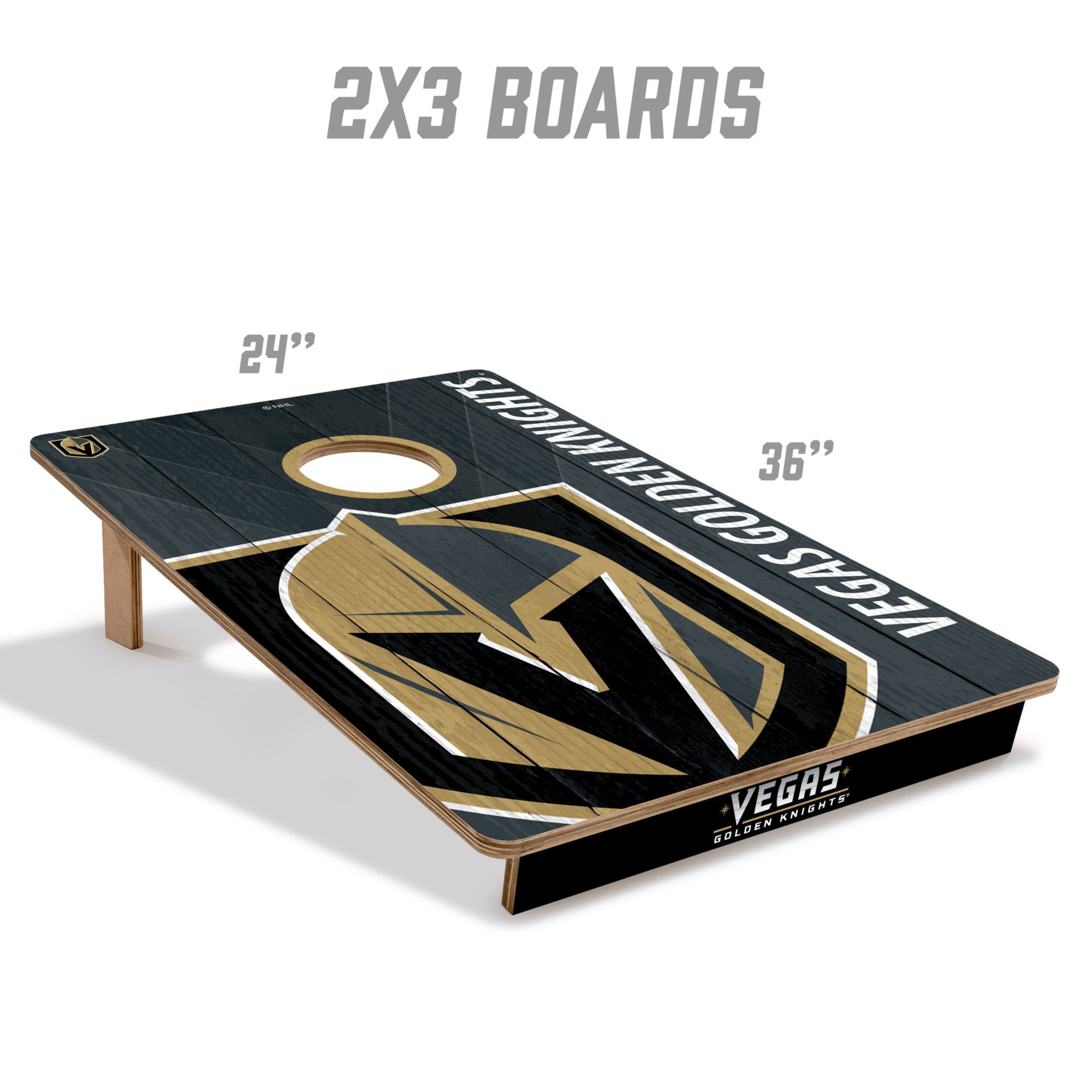 YouTheFan Las Vegas Knights 2' x 3' Cornhole Boards product image