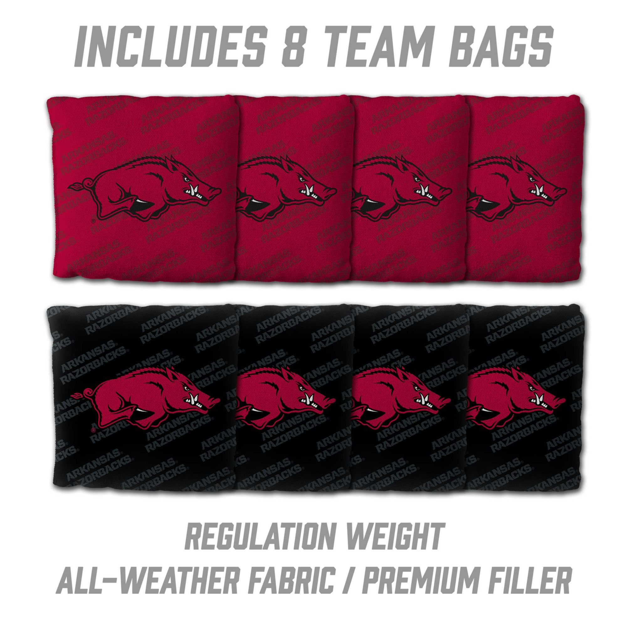 YouTheFan Arkansas Razorbacks 2' x 4' Cornhole Boards product image