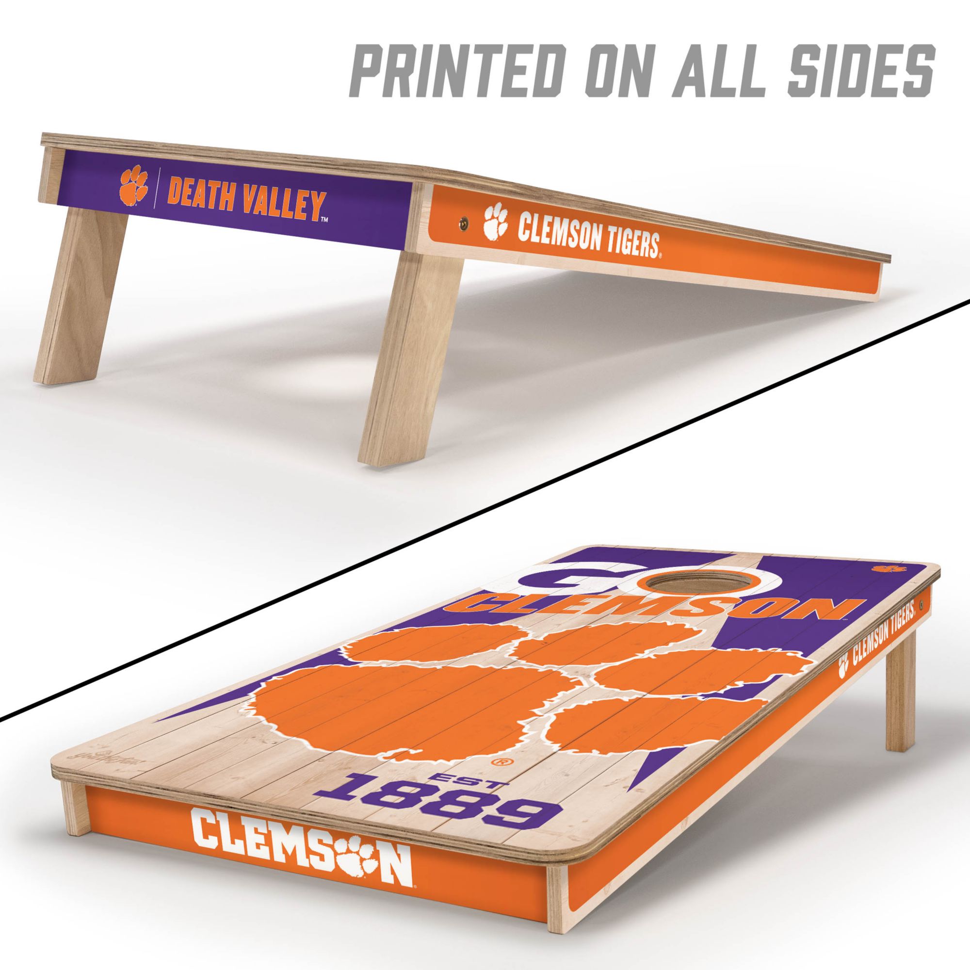 YouTheFan Clemson Tigers 2' x 4' Cornhole Boards product image